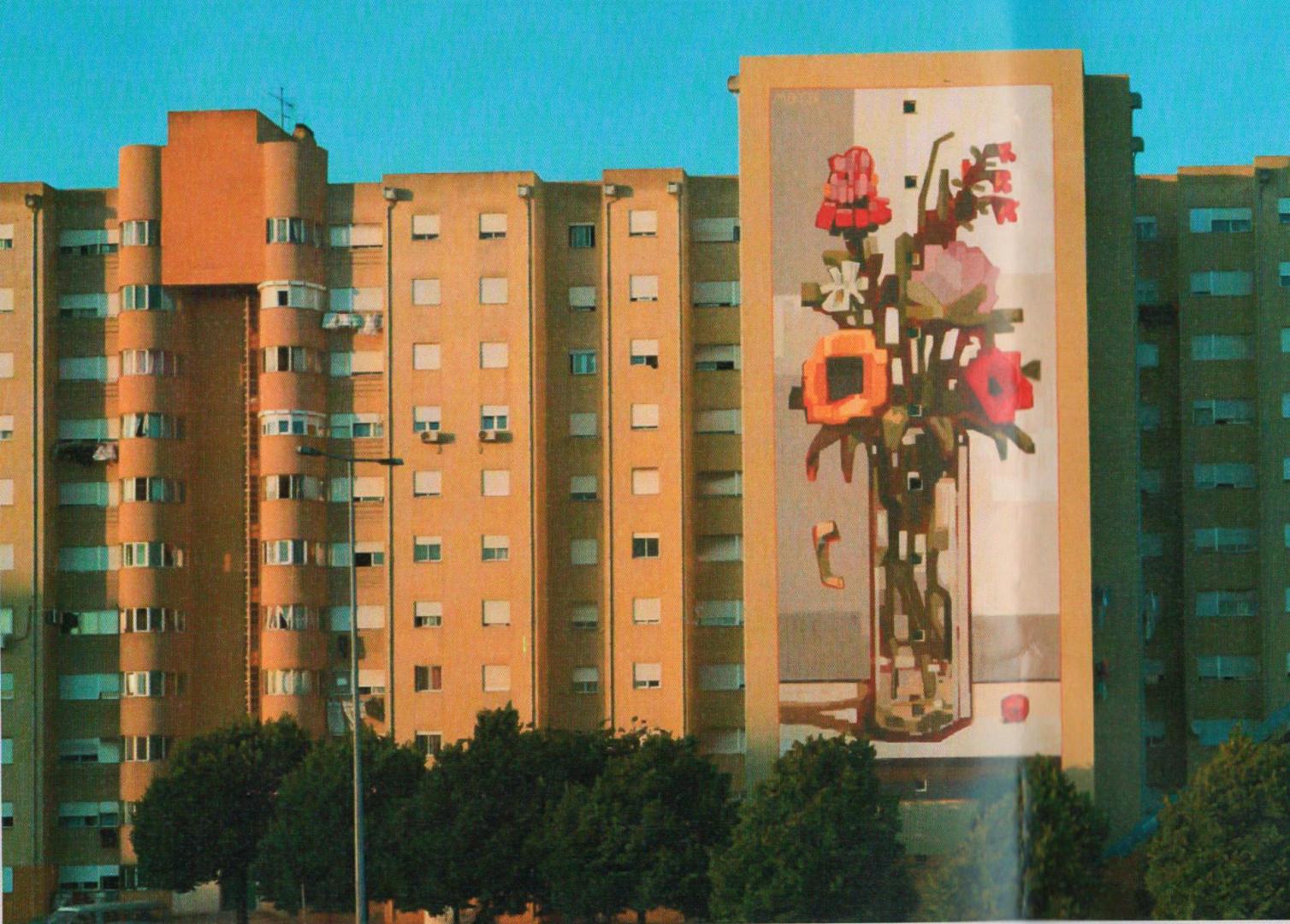 Obra del dúo Mots, que pintará la fachada del Mercado de Abastos