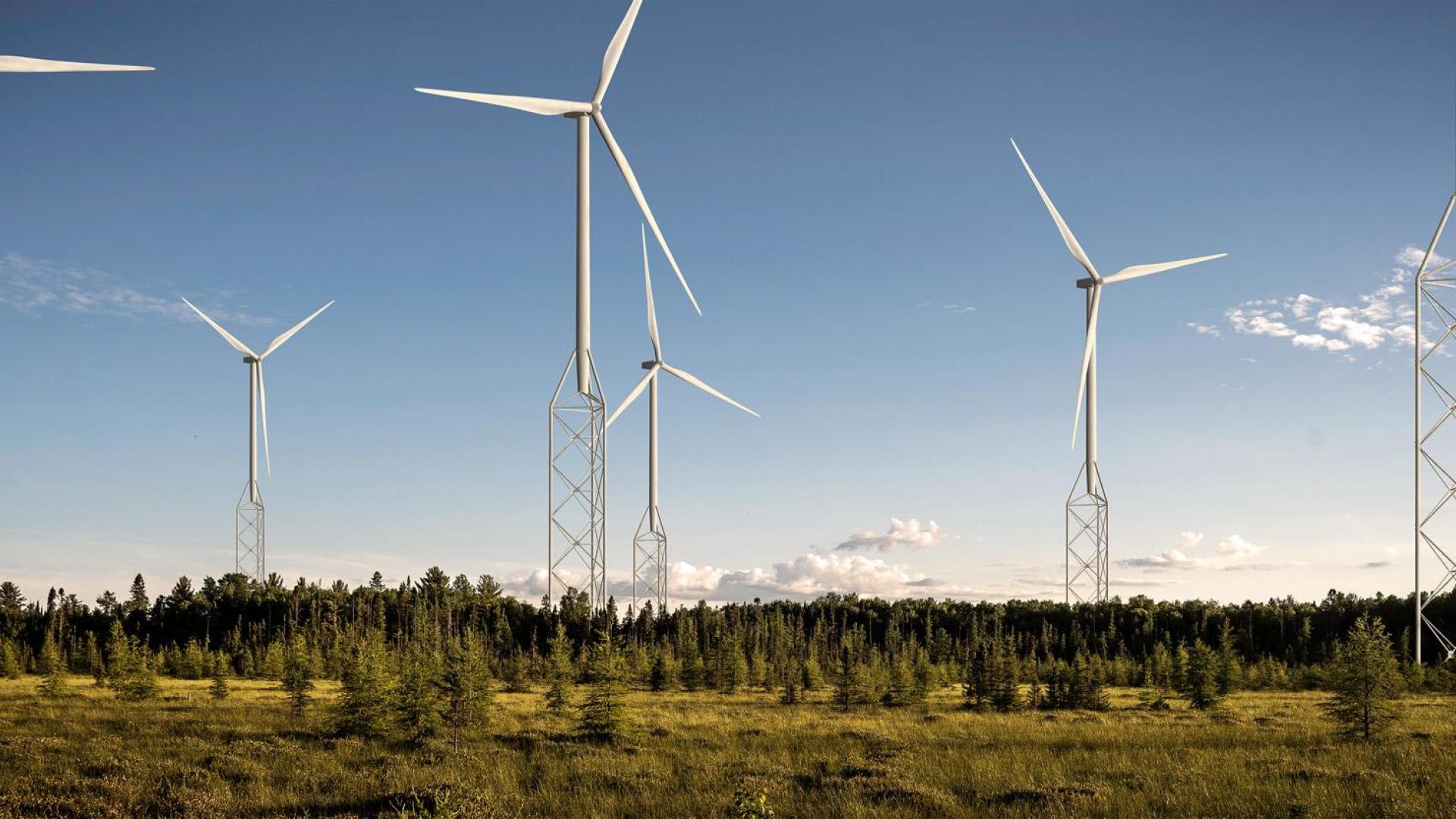 La solución Skylift de Nabrawind permite la instalación completa de aerogeneradores multigigavatios de gran dimensión sin necesidad de grúas de gran dimensión