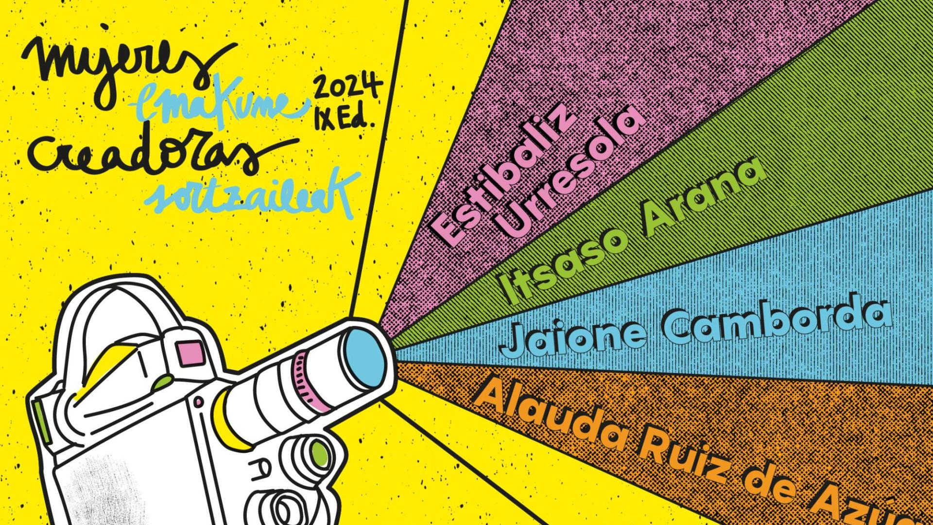 Cartel del programa 'Mujeres creadoras' 2024