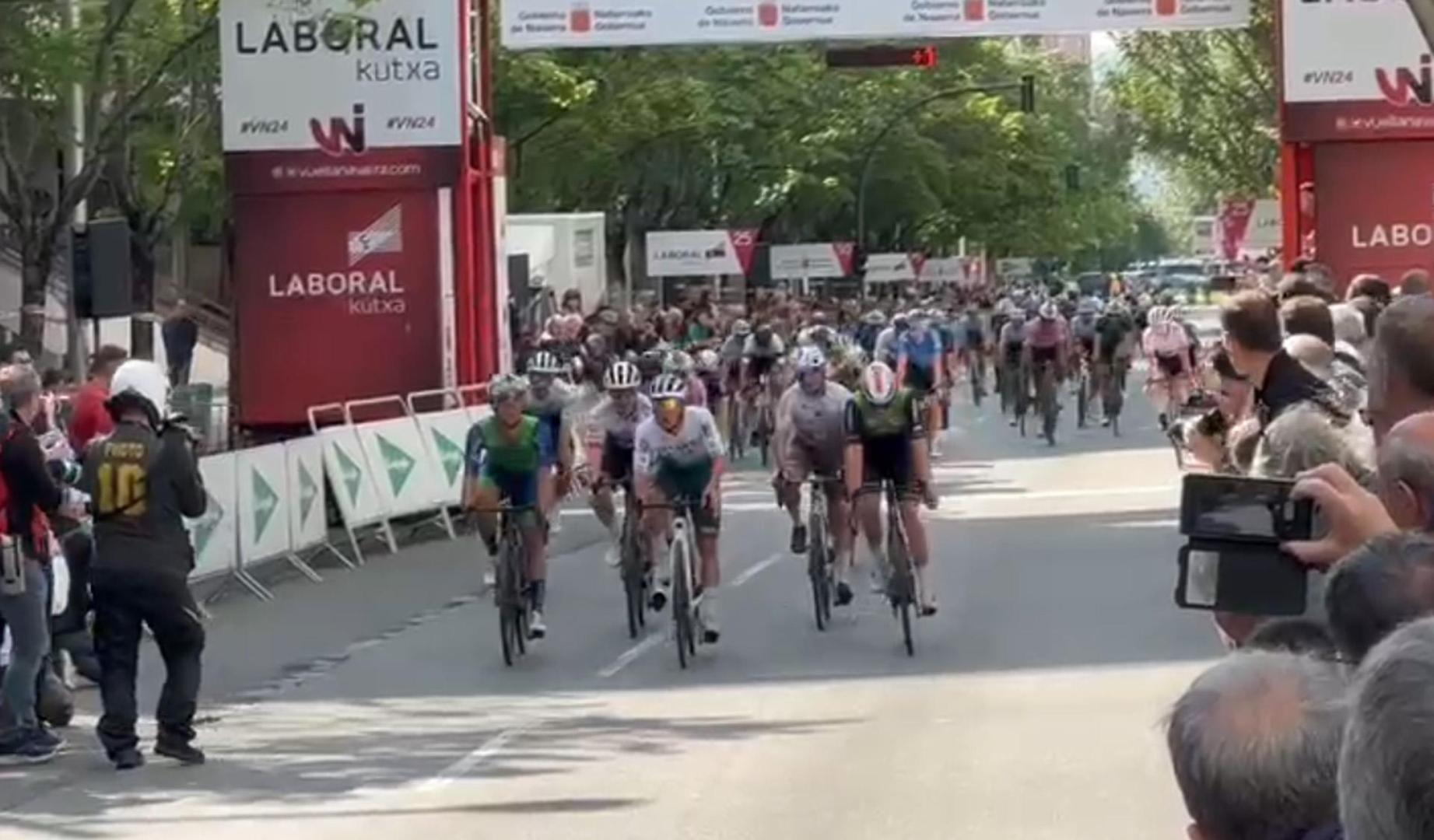 Ilia Schegolkov (Caja Rural) gana la primera etapa de la 61ª Vuelta a Navarra