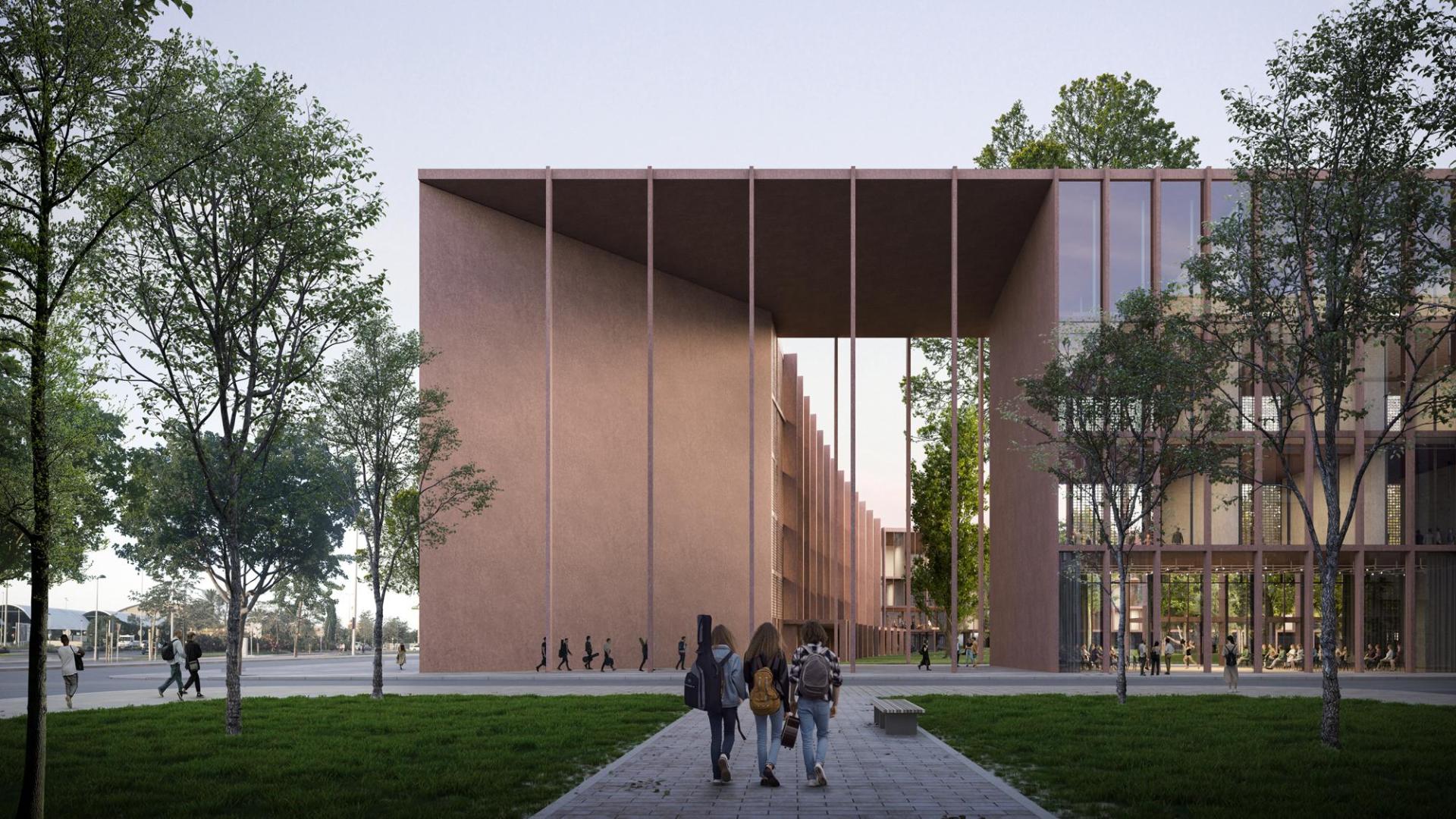 Simulación de los accesos a la futura Ciudad de la Música de Castellón