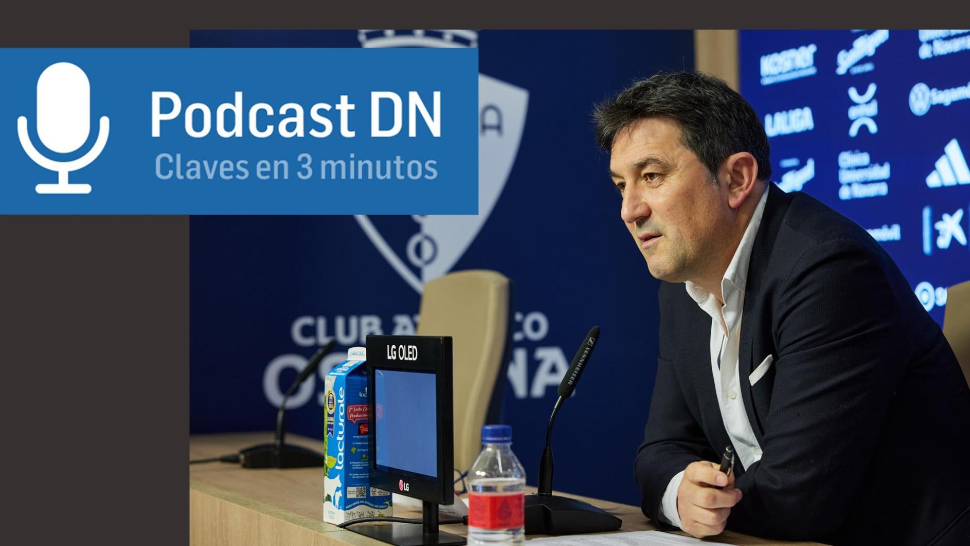 Braulio Vázquez, director deportivo de Osasuna