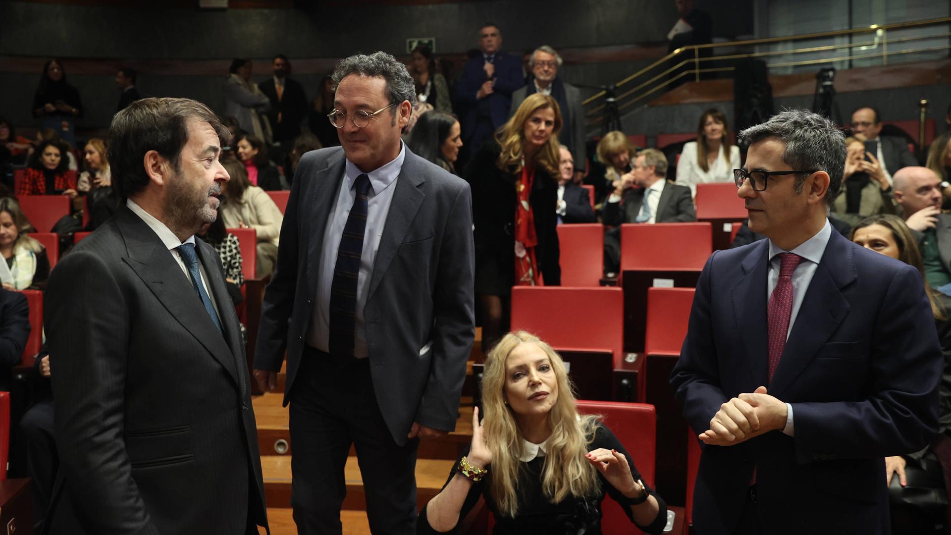 El presidente del CGPJ, Vicente Guilarte y el fiscal general del Estado, Álvaro García Ortiz