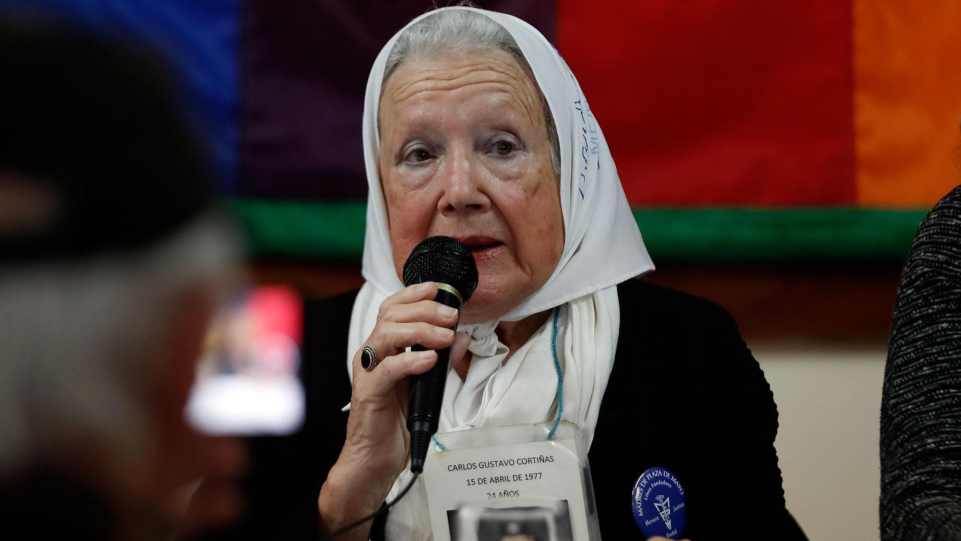 Nora Cortiñas, conocida como 'Norita', cofundadora de Madres de Plaza de Mayo