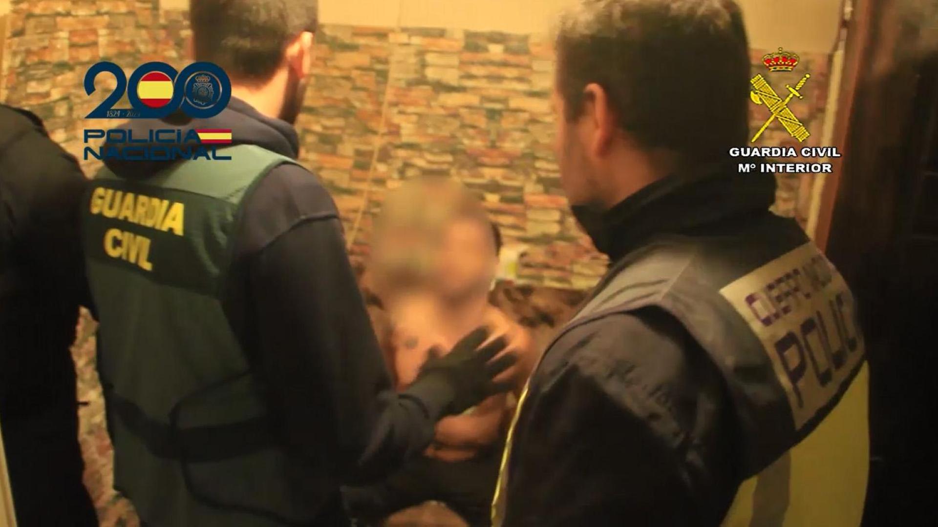 La operación ha sido realizada de forma conjunta por la Policía Nacional y la Guardia Civil