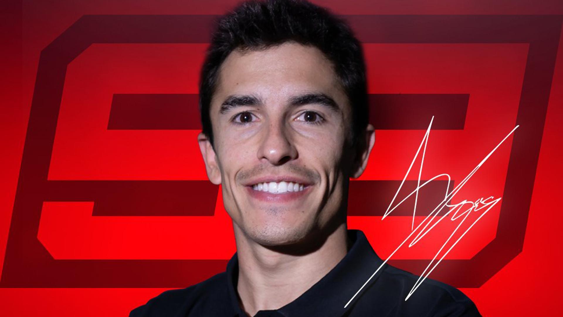 Marc Márquez ficha por el equipo oficial de Ducati hasta 2026