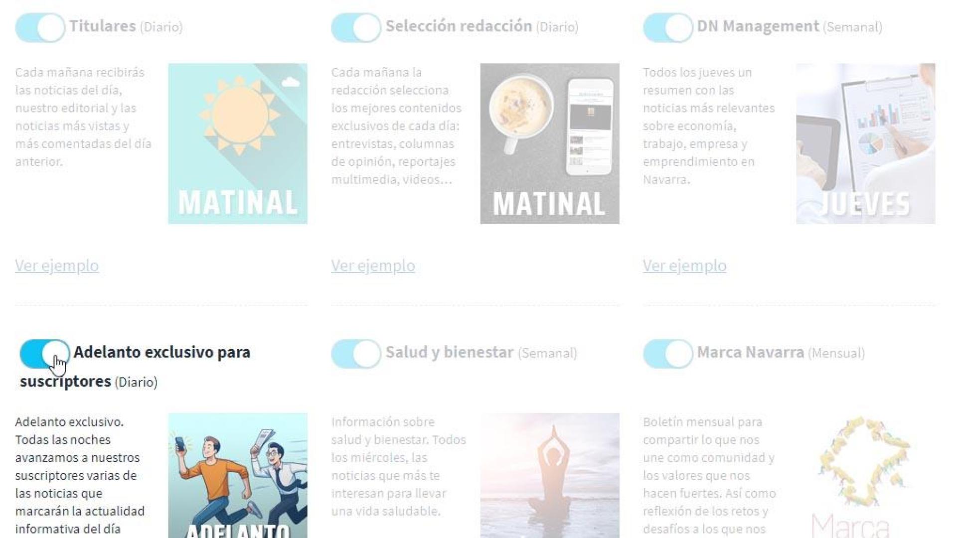 Nuevo boletín de adelanto exclusivo para suscriptores