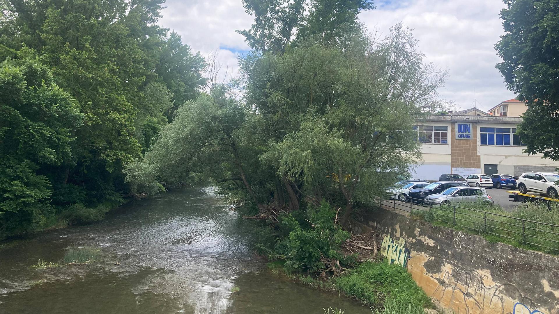 Instalaciones de IONGRAF desde el puente de San Andrés