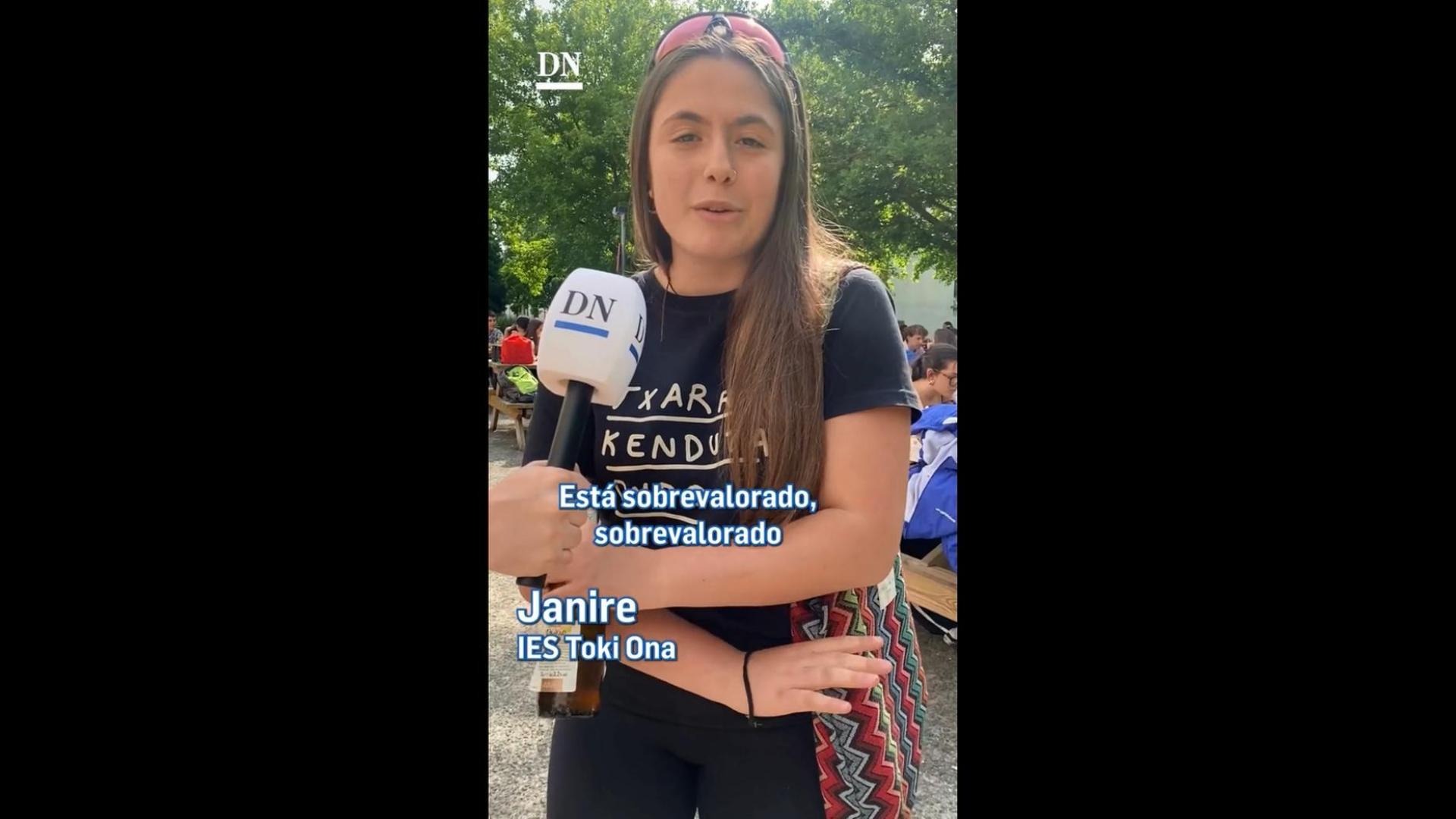 Entrevistas en la UPNA a los estudiantes que han realizado los exámenes de la Evaluación de Acceso a la Universidad