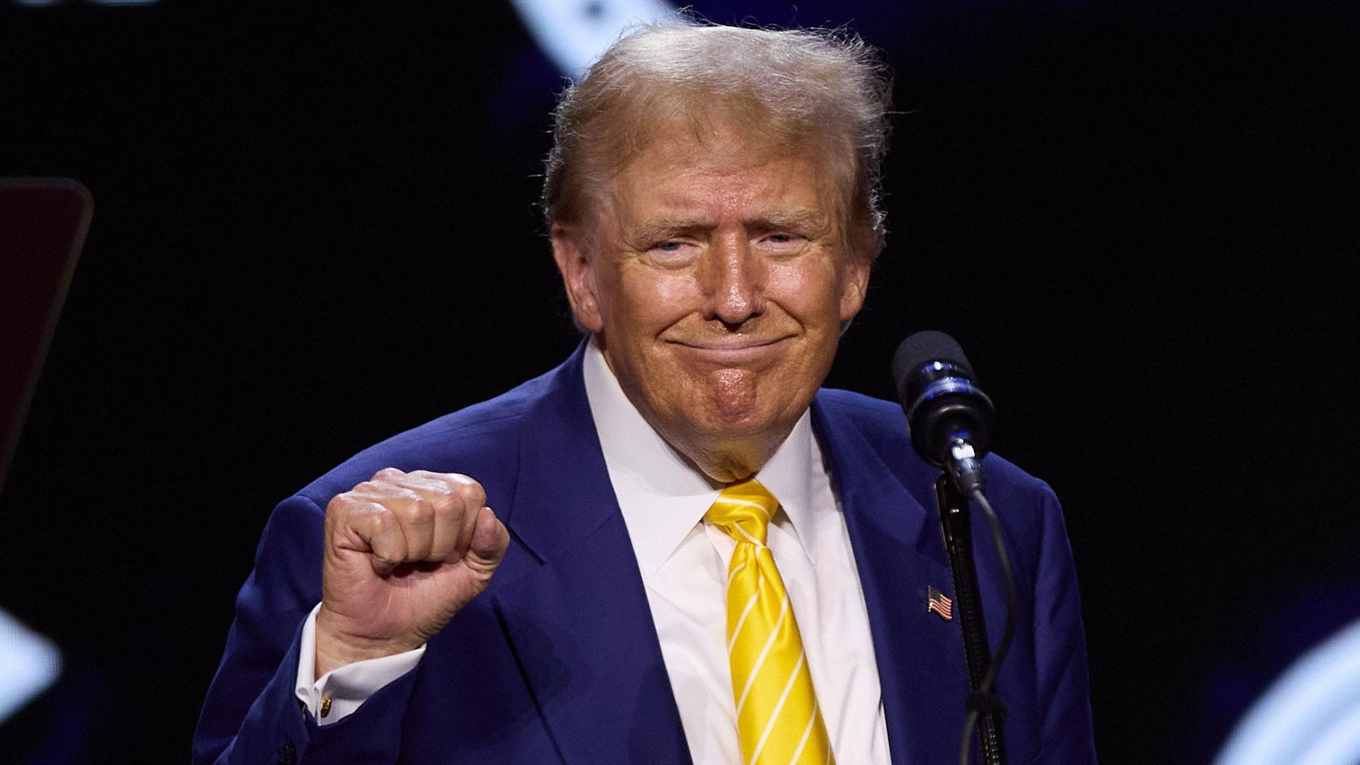 Trump, durante un acto en Arizona