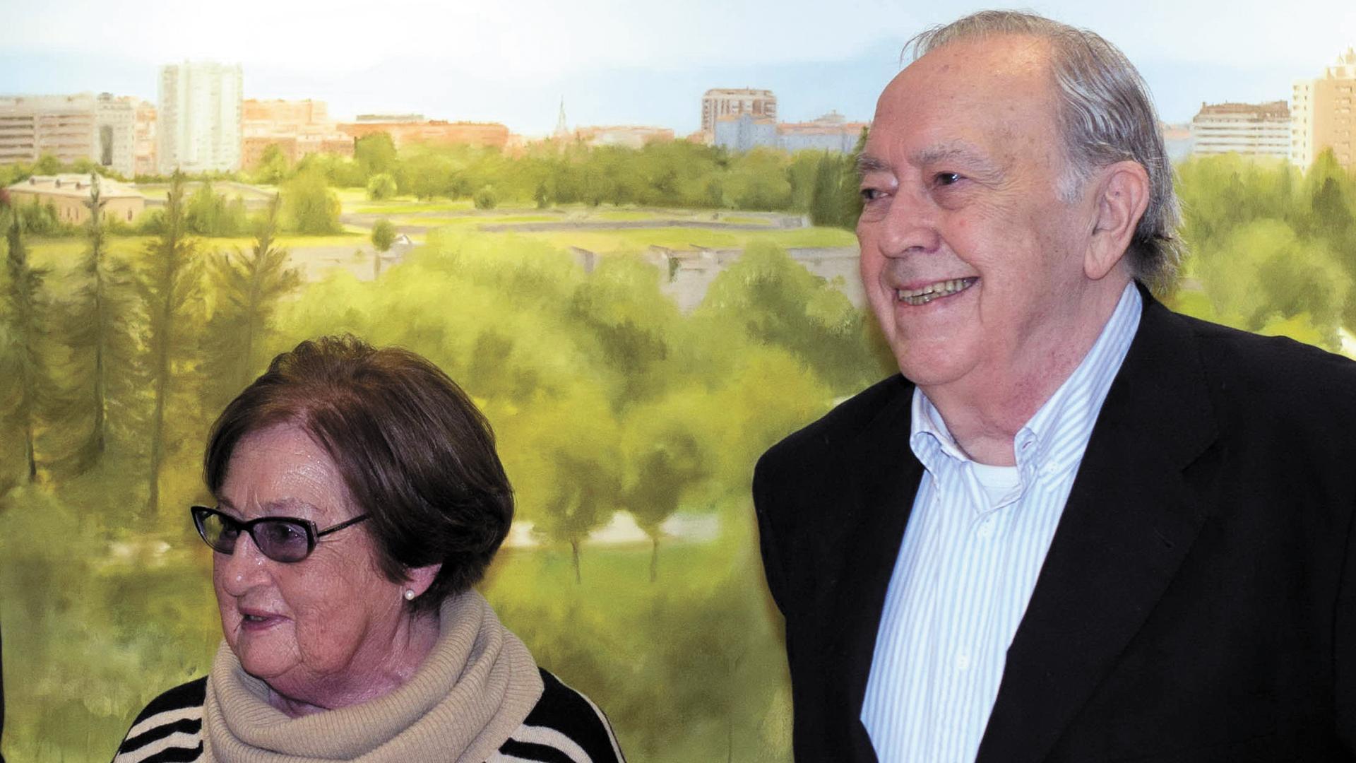 Mª Carmen Forcada y Fermín Echauri, juntos en un acto