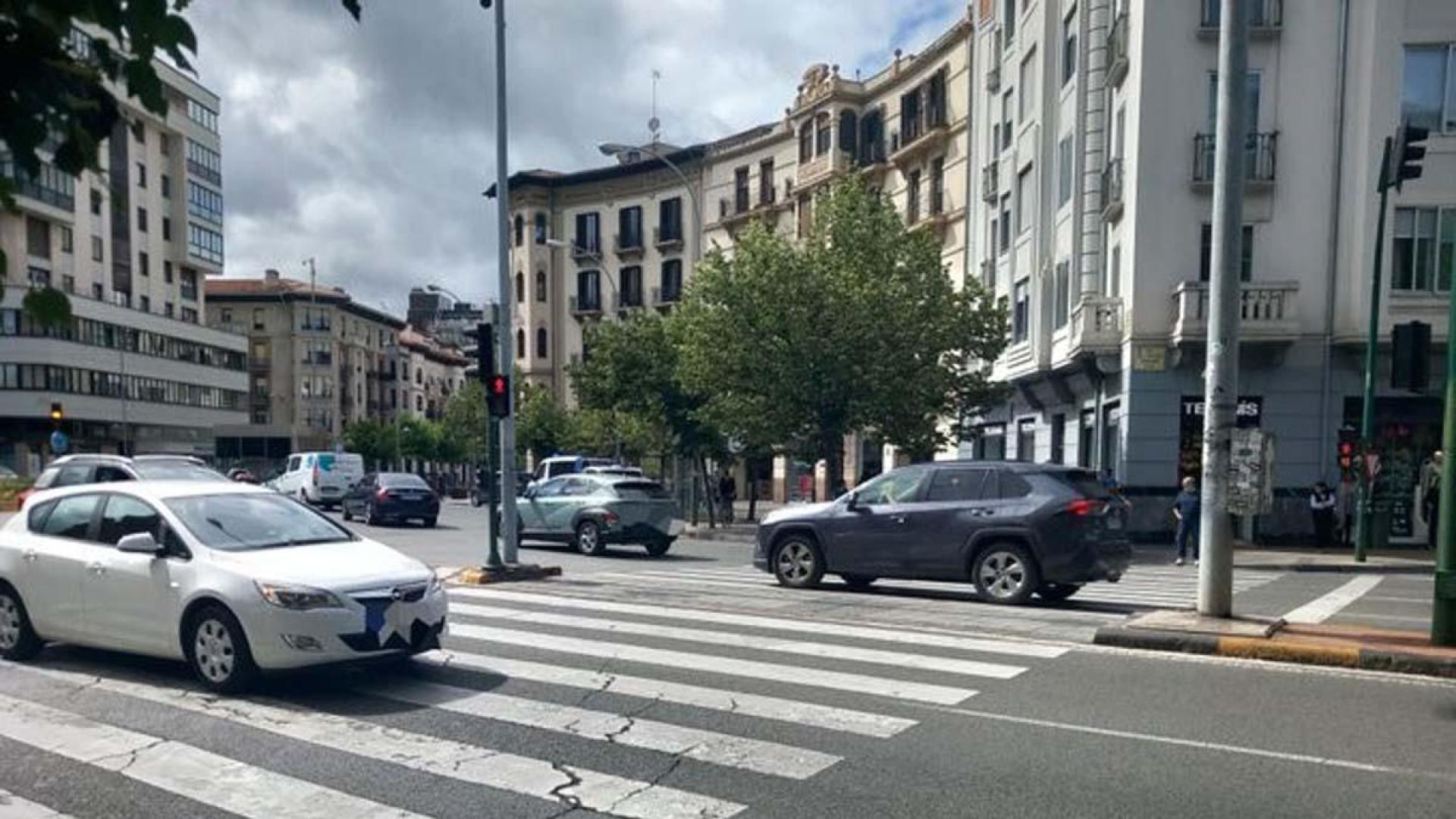 Uno de los atropellos se produjo en un paso de peatones de la plaza de Merindades