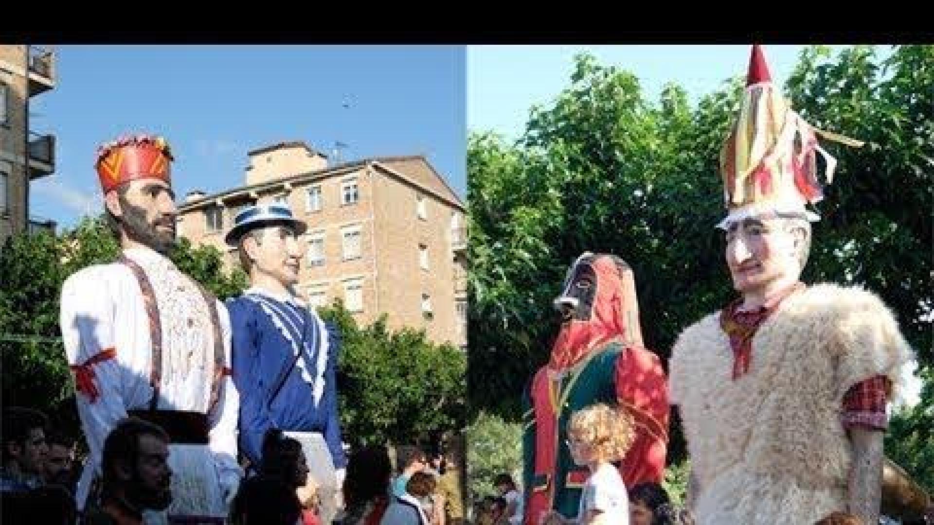 La comparsa de San Juan-Donibane.