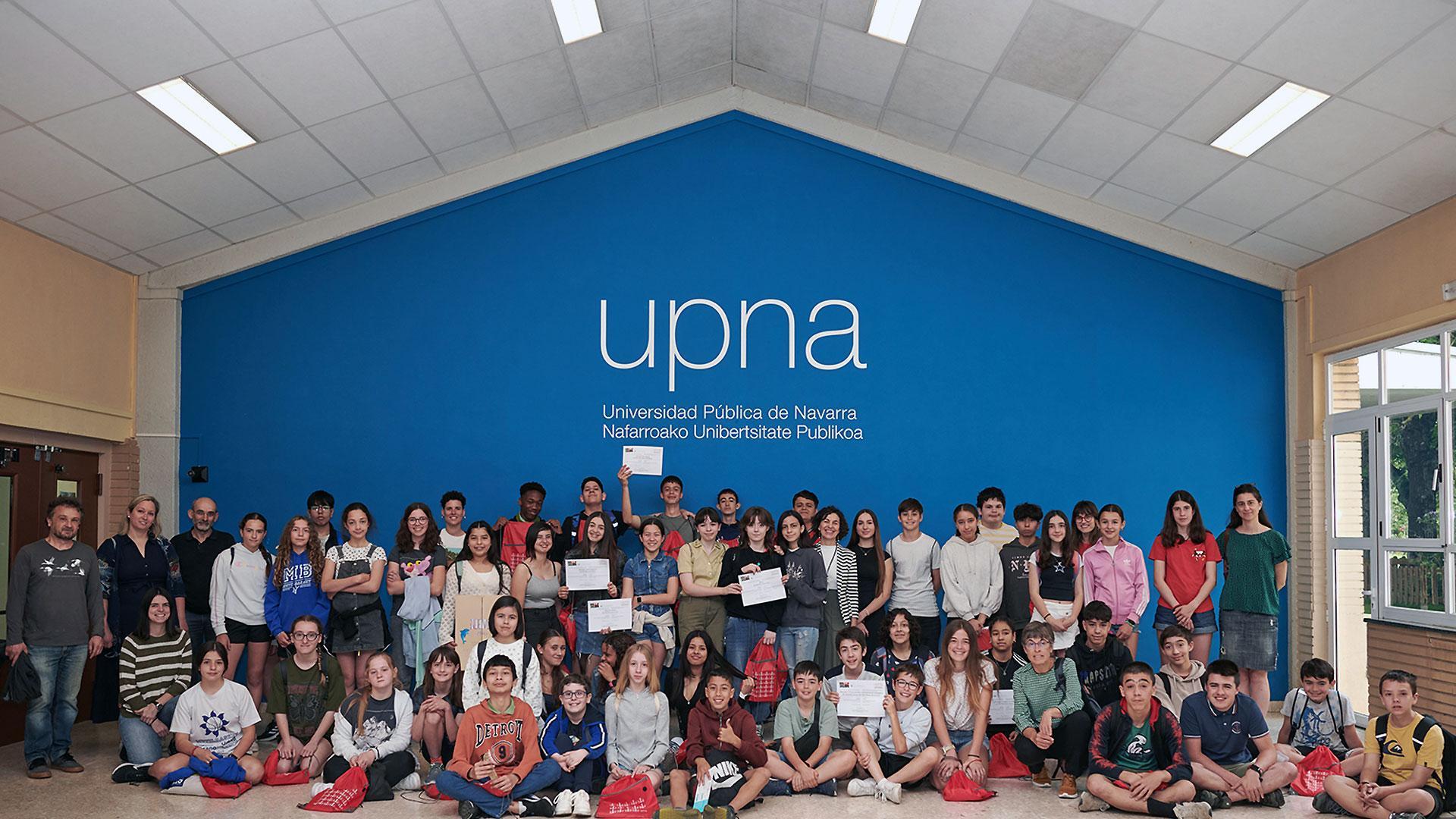 Participantes en uno de los talleres realizado en las instalaciones de la UPNA