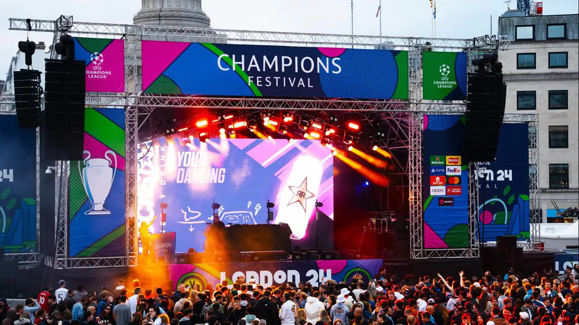 Festival de la Champions en la previa del Real Madrid-Borussia Dortmund