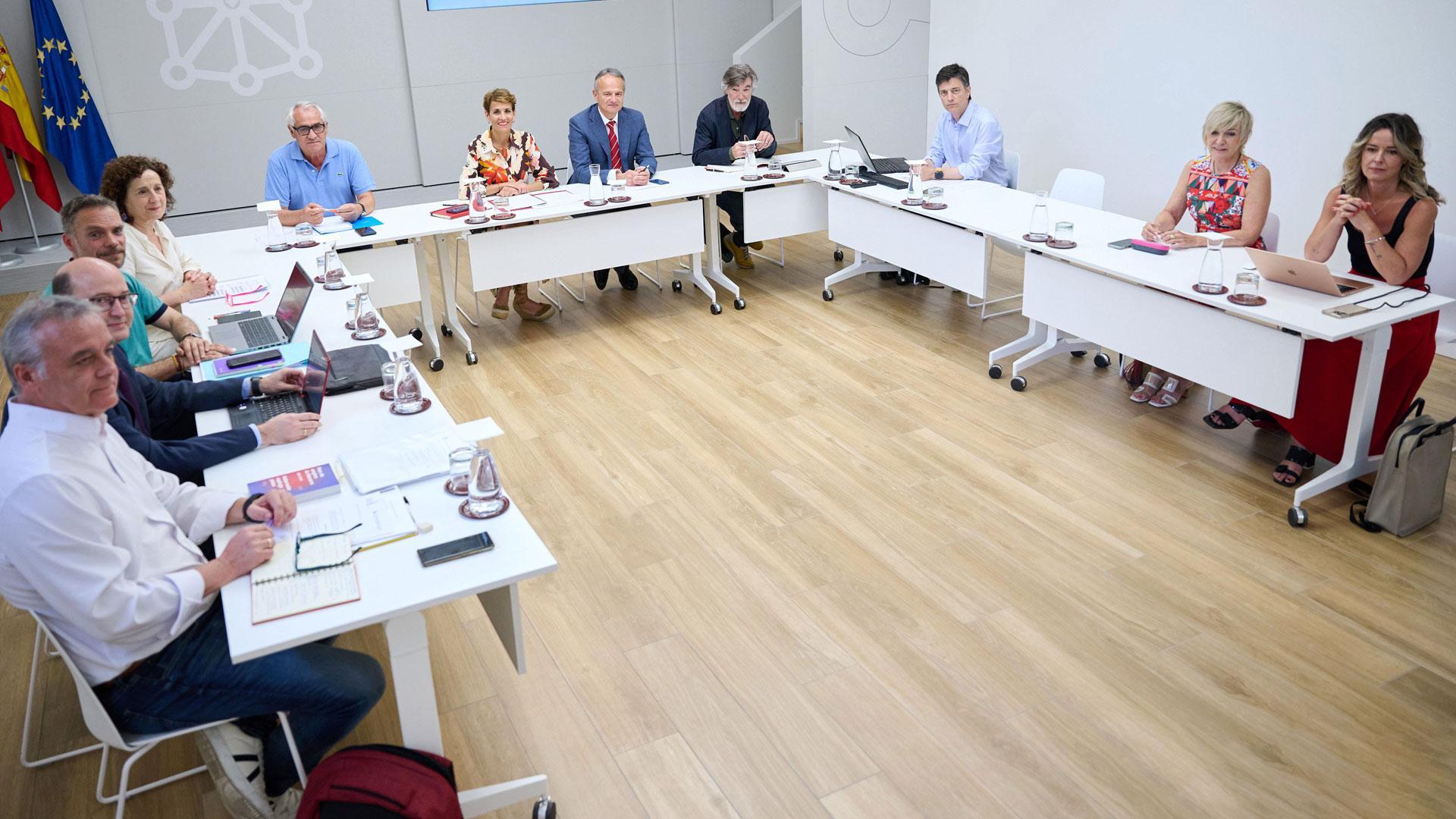 Reunión del Consejo del Diálogo Social celebrada este martes