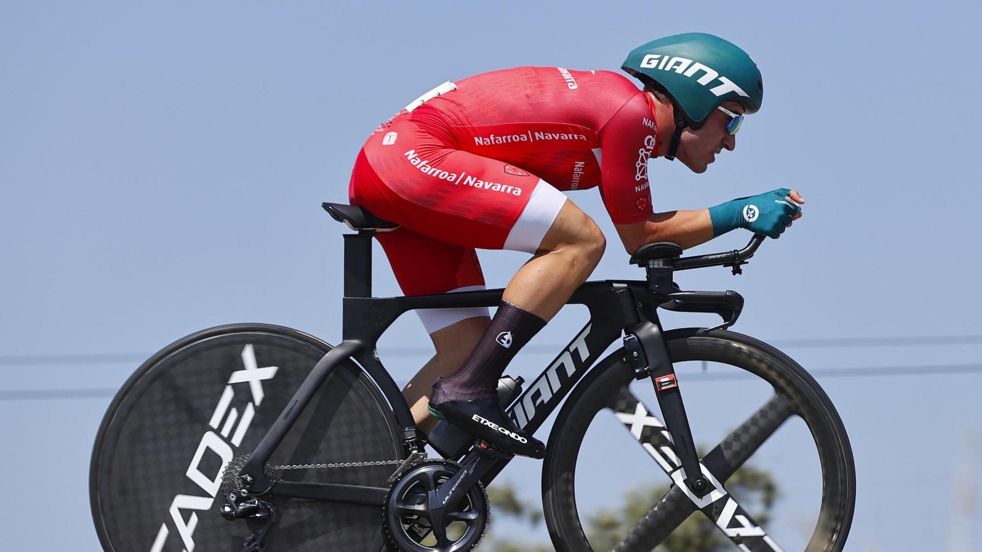 Hugo Aznar, campeón de España de crono.