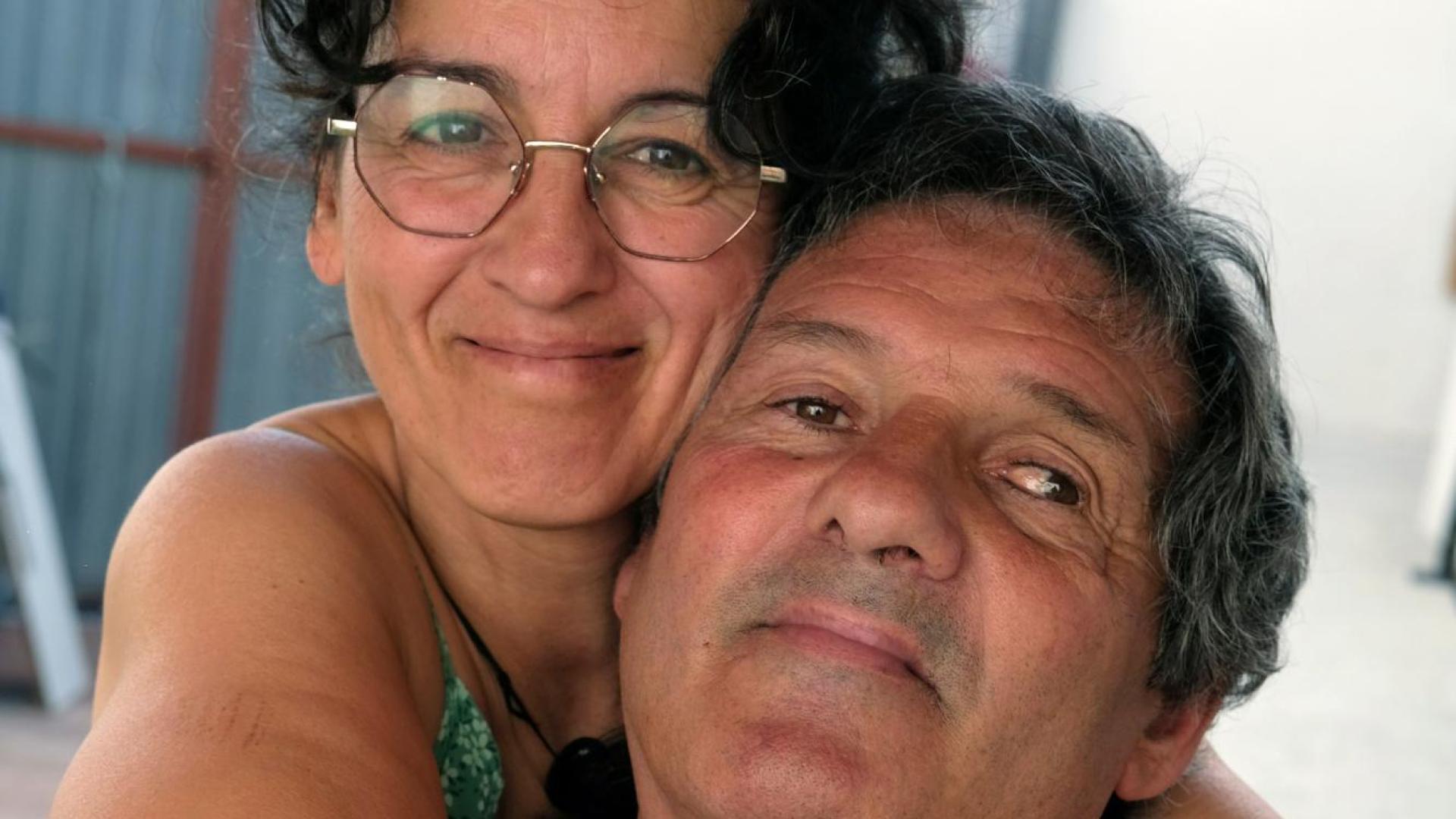 María García  y Carlos Ardanaz se conocieron con 16 y 22 años, respectivamente