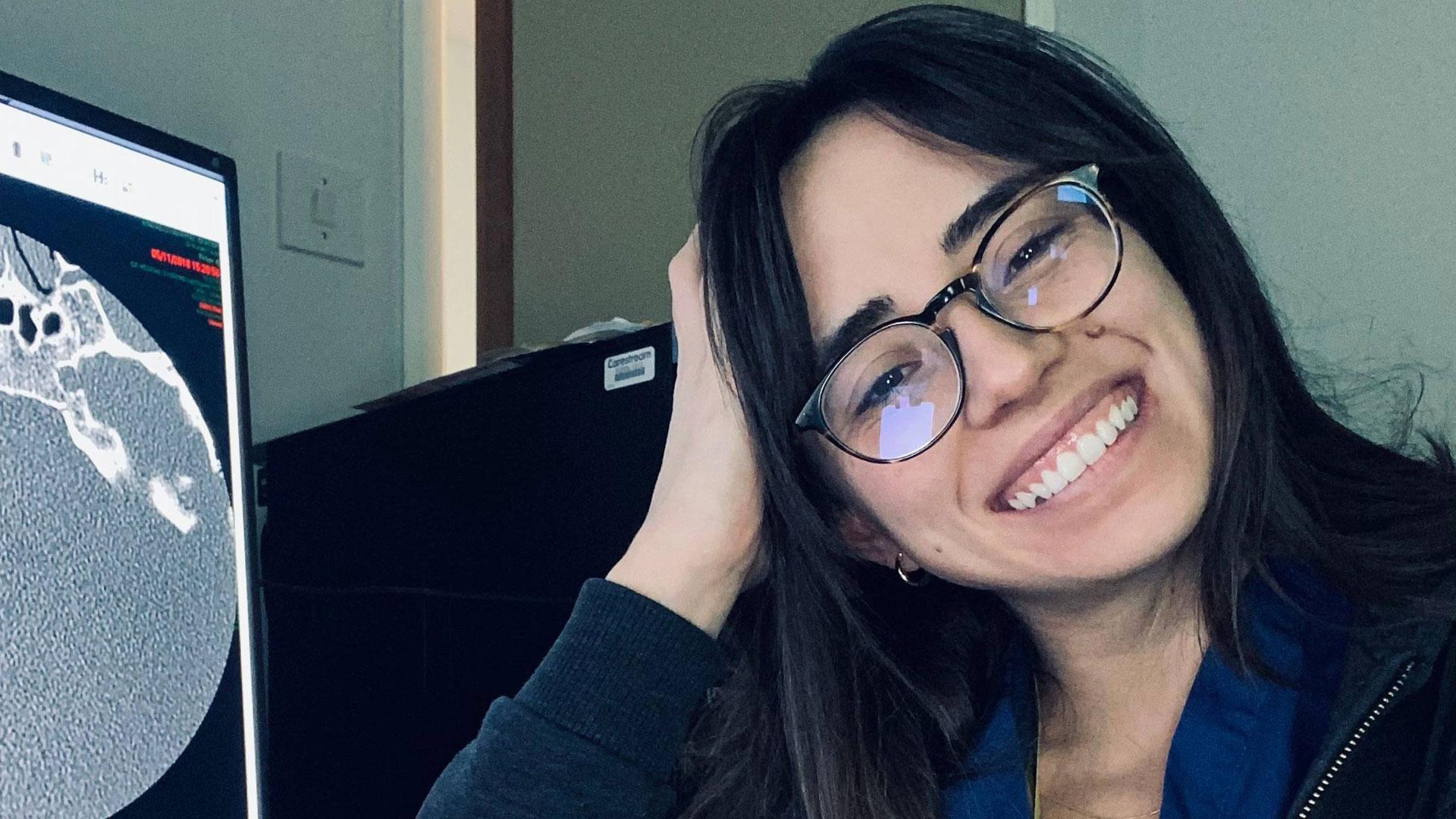 María Bobadilla, una radióloga en Edimburgo