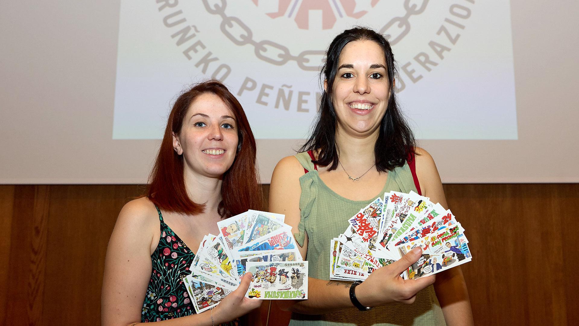 Presentación de las pancartas de las Peñas para los Sanfermines 2024