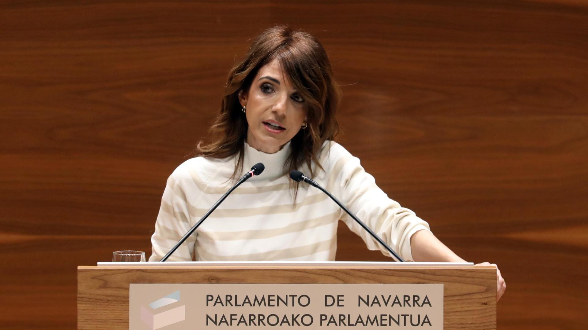María Jesús Valdemoros, en un pleno anterior