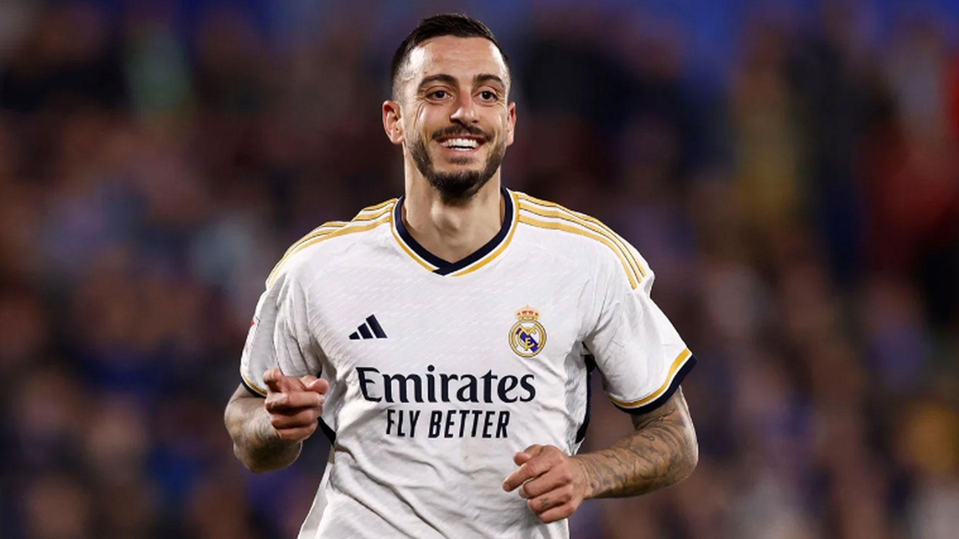 El delantero español Joselu Mato, en un partido con el Real Madrid
