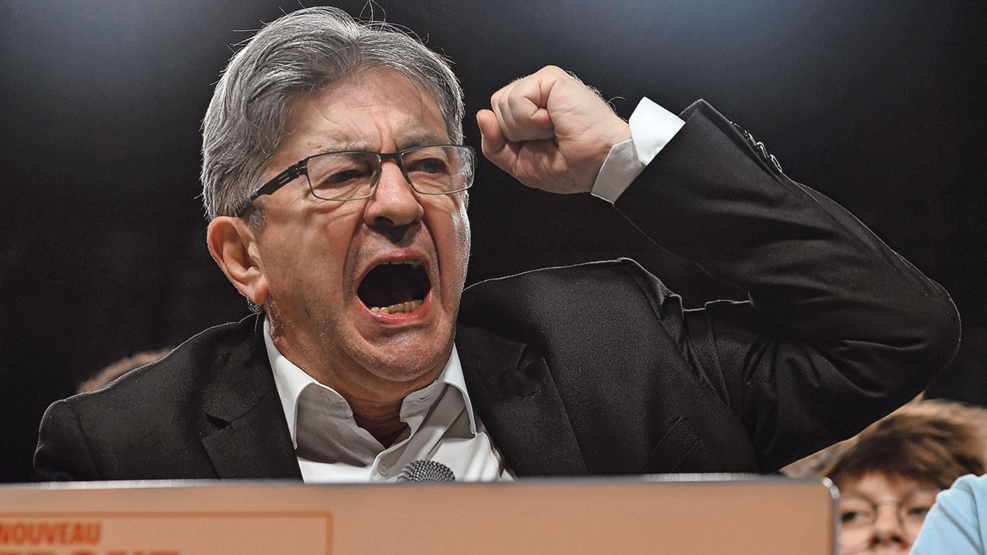 Jean Luc Mélenchon, líder de La Francia Insumisa, que integra el nuevo Frente Popular de izquierdas