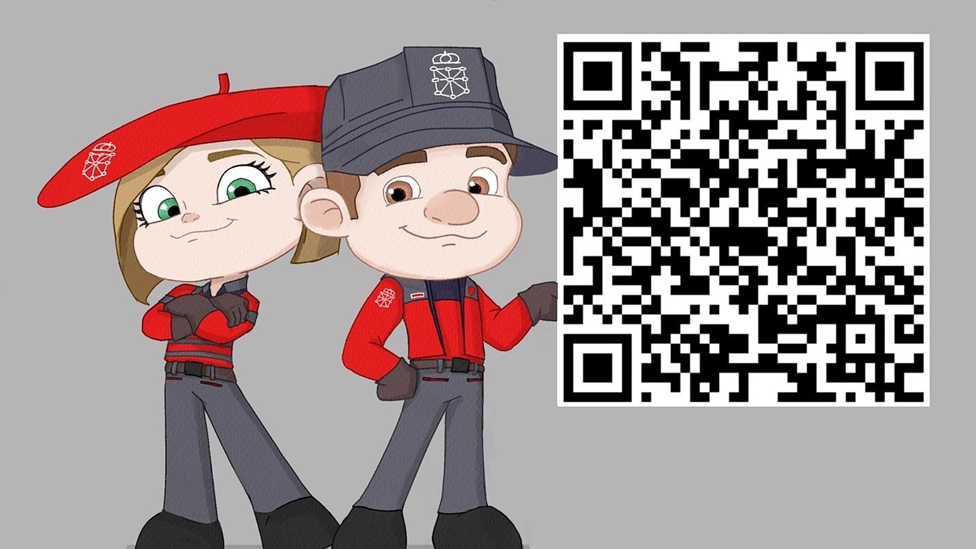 Código QR para pone runa denuncia en la Policía Foral