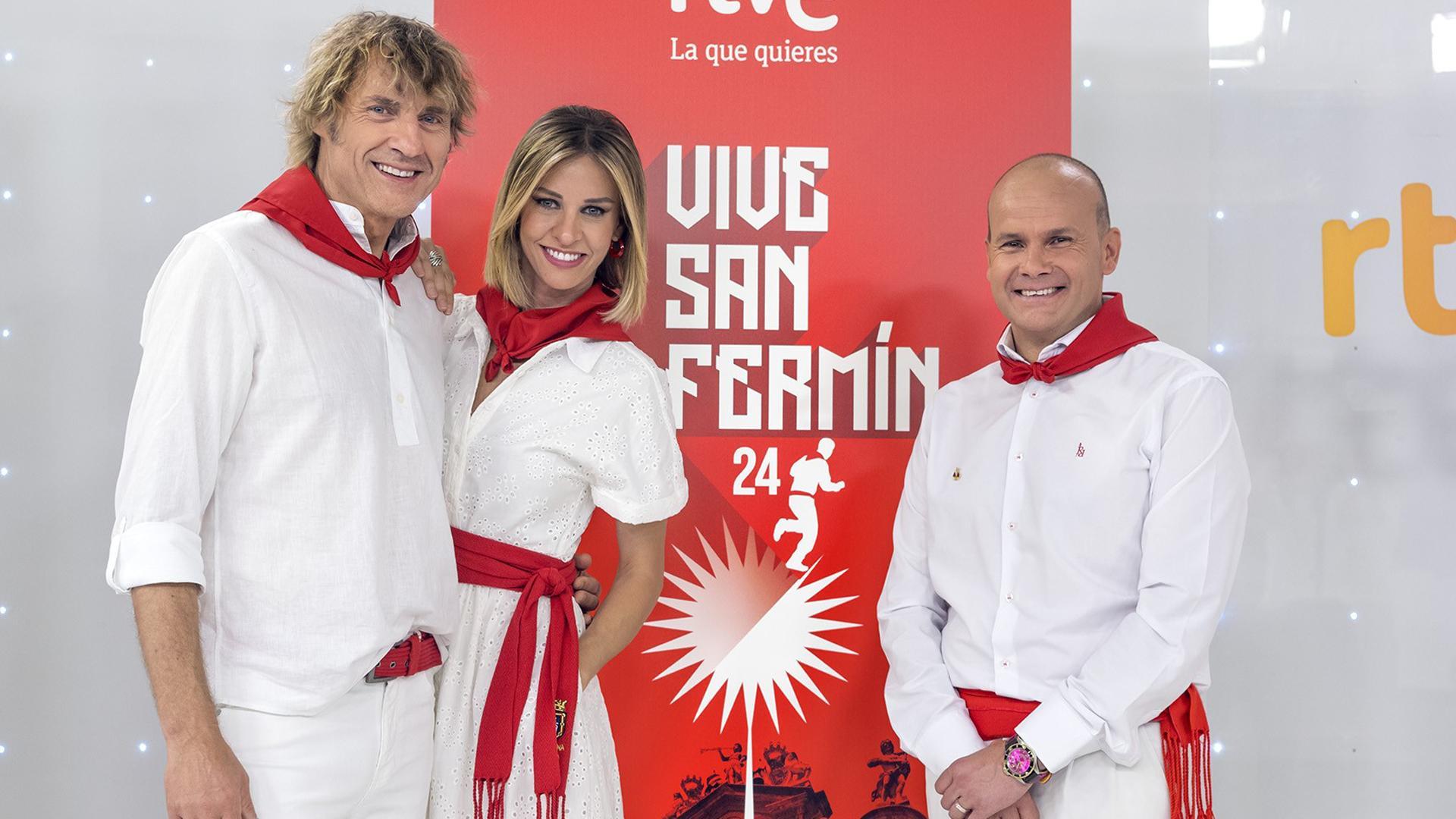 Julian Iantzi, Ana Prada y Teo Lázaro, preparados ya para la fiesta