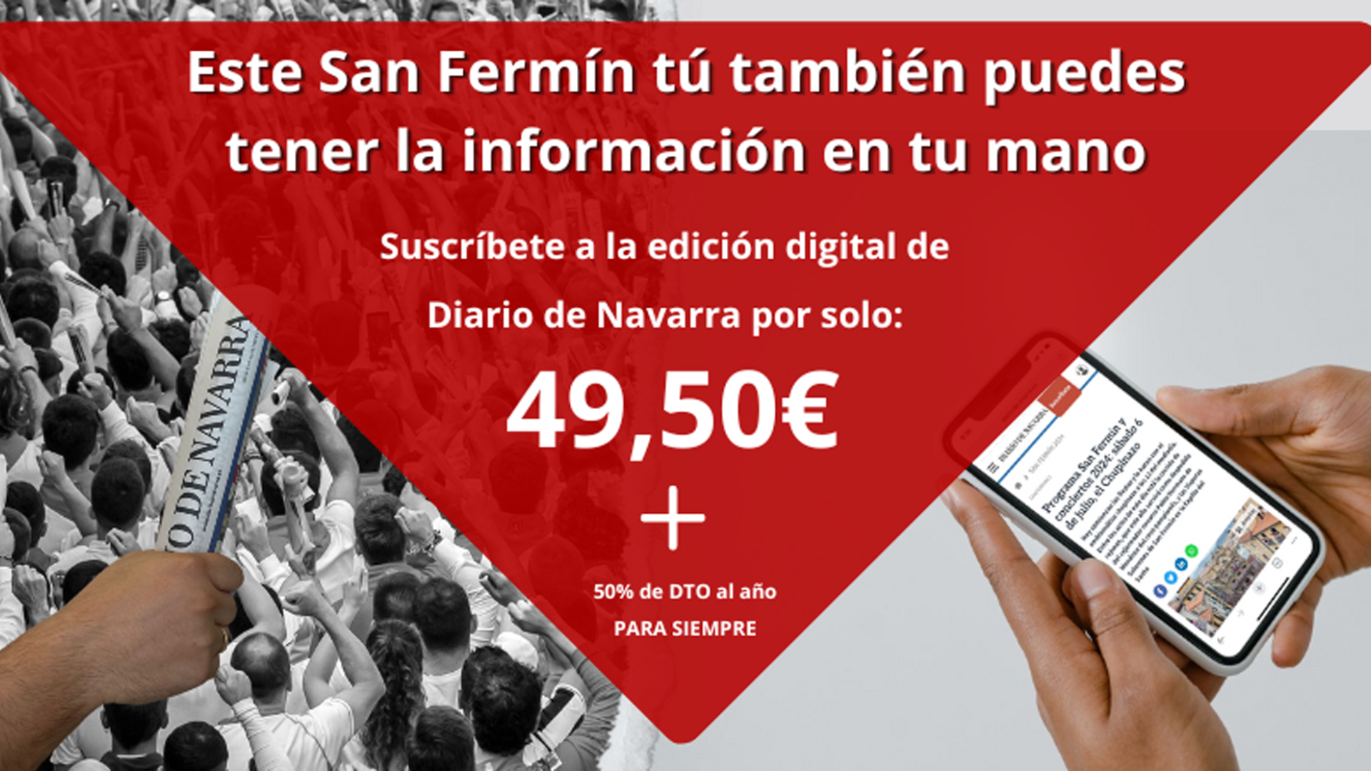 Suscríbete a la edición digital de Diario de Navarra
