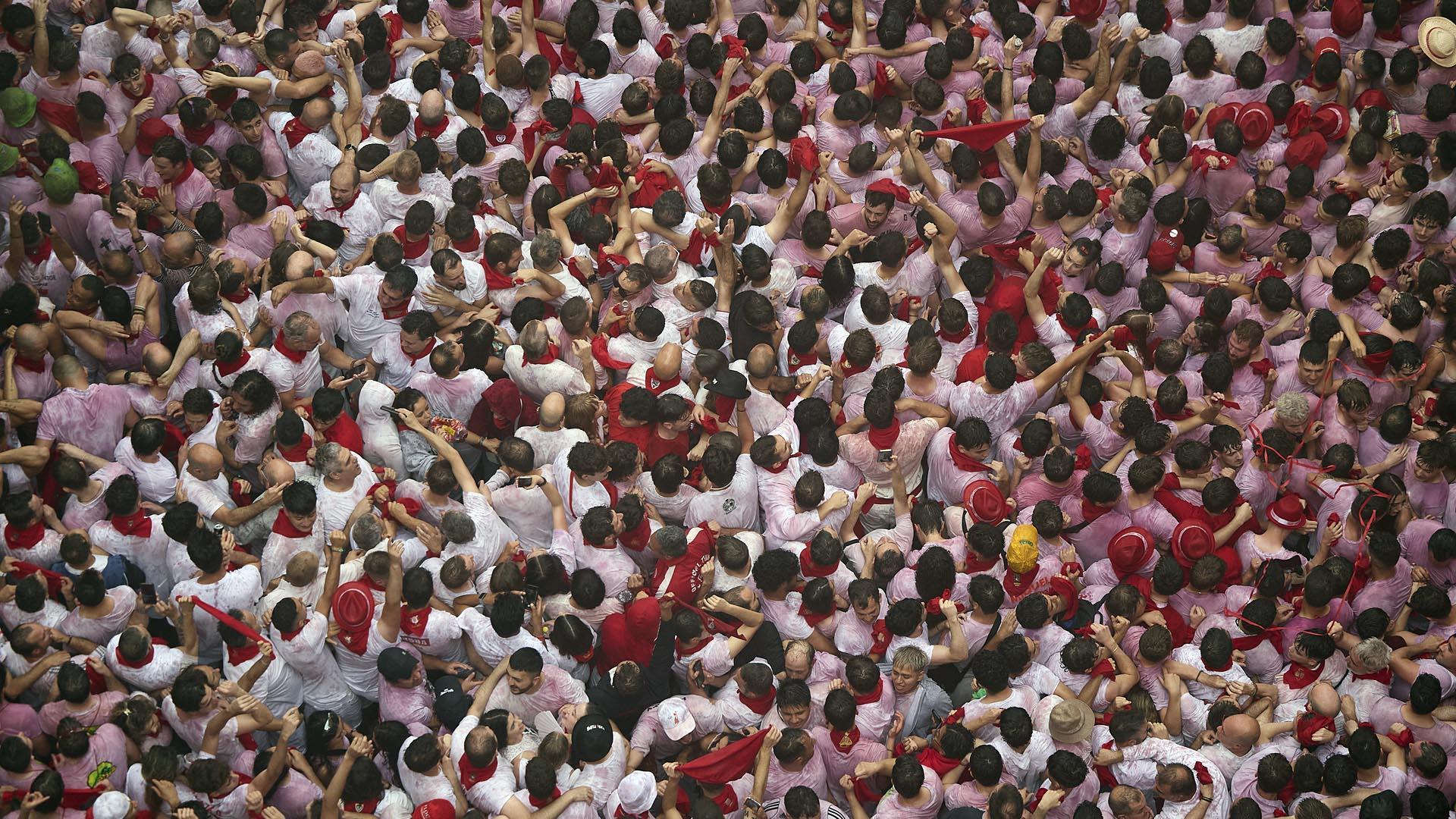 Fotos del chupinazo de San Fermín 2024.