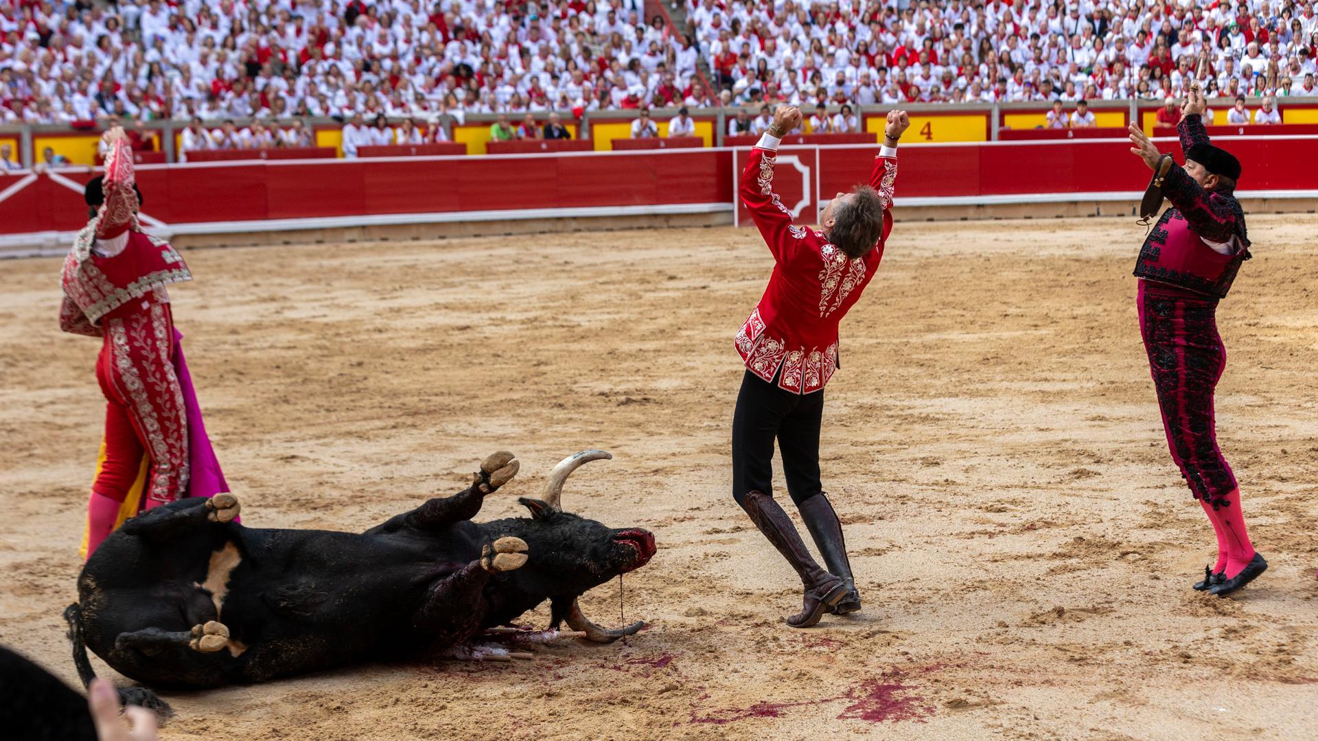 Un Pablo Hermoso pletórico tras desorejar el primero de la tarde