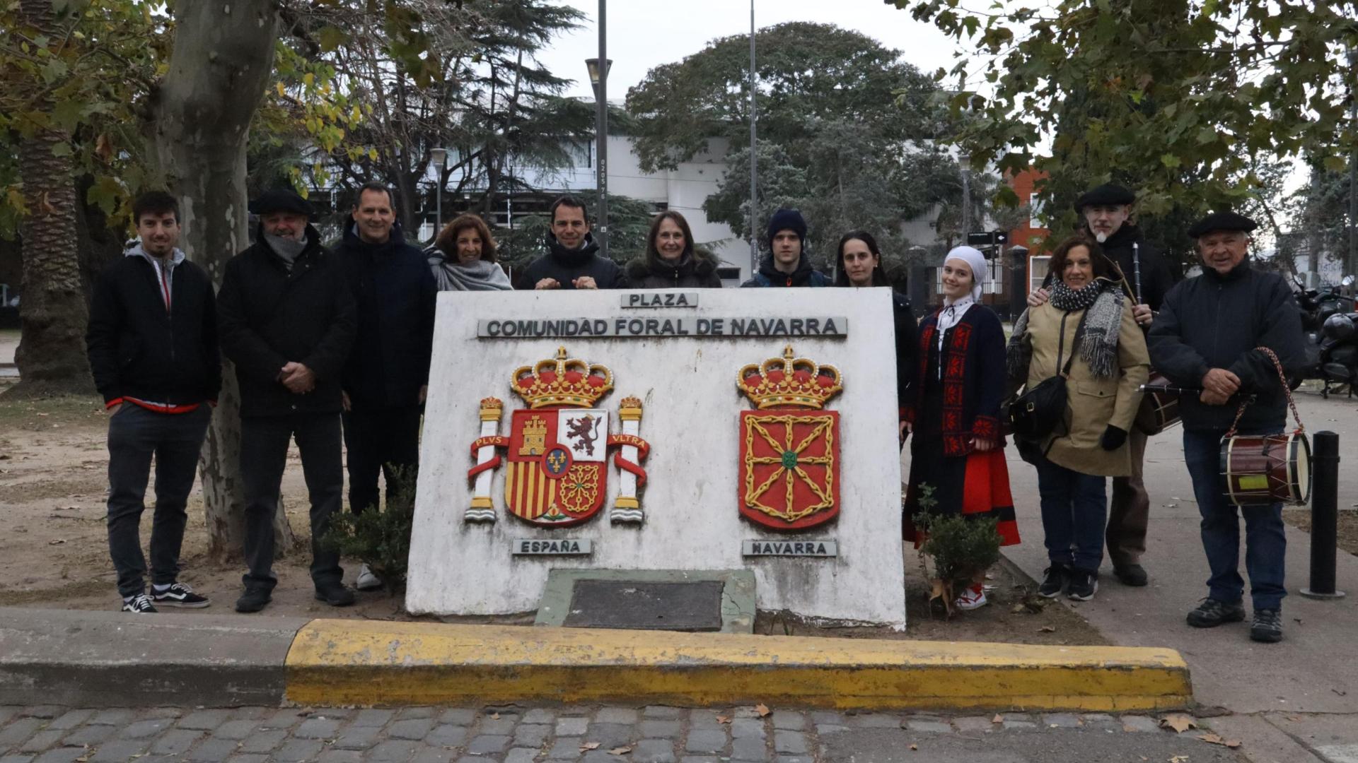 Centro navarro de Rosario celebrando el inicio de San Fermín.