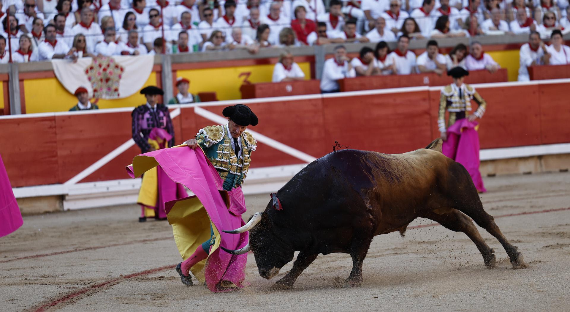 Diego Urdiales, con el primero de la tarde