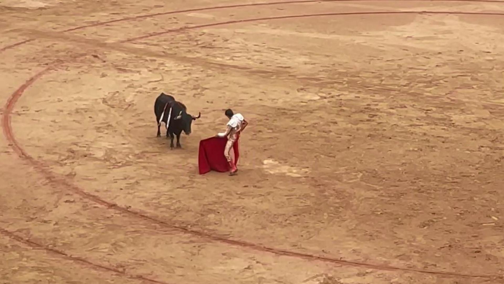 El diestro francés se ha llevado un buen susto, que afortunadamente se ha saldado sin consecuencias