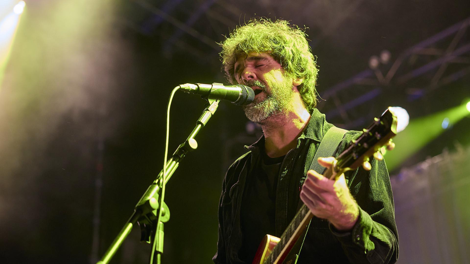 Foto del concierto de Gorka Urbizu en San Fermín./