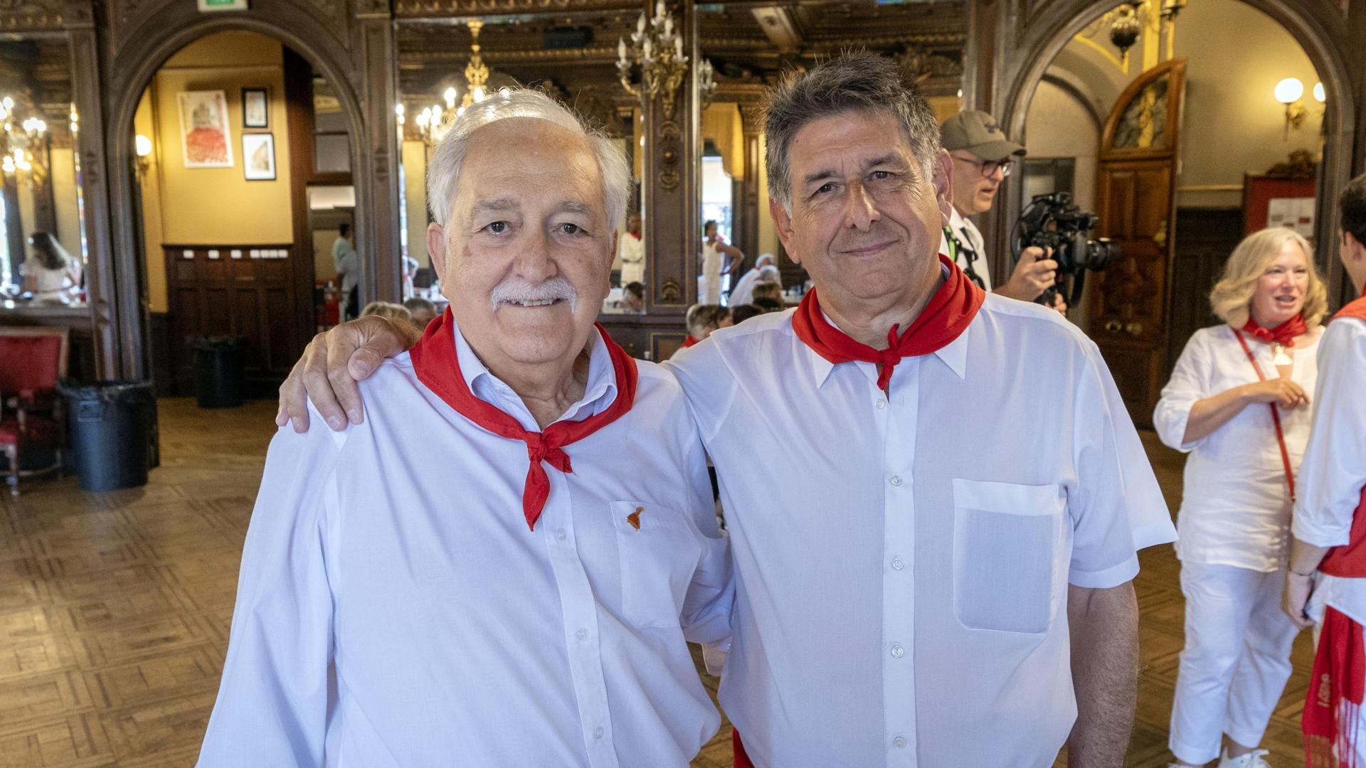 Miguel Setuain Nebreda (izquierda) y Miguel Setuain Escales, primos carnales