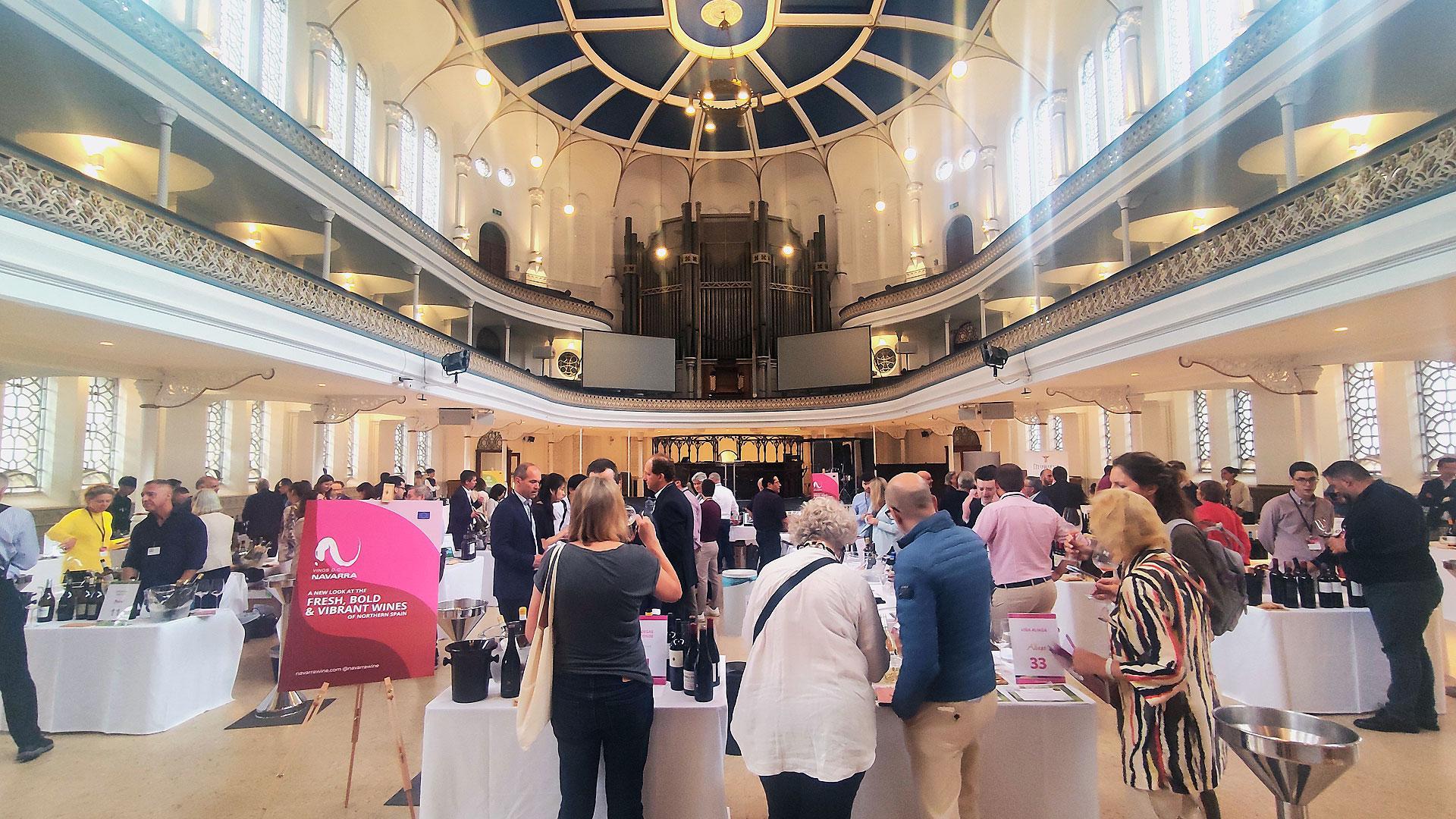 El evento 'Fresh, bold and vibrant wines of Northen Spain' se celebró en Westminster Chapel, en Londres