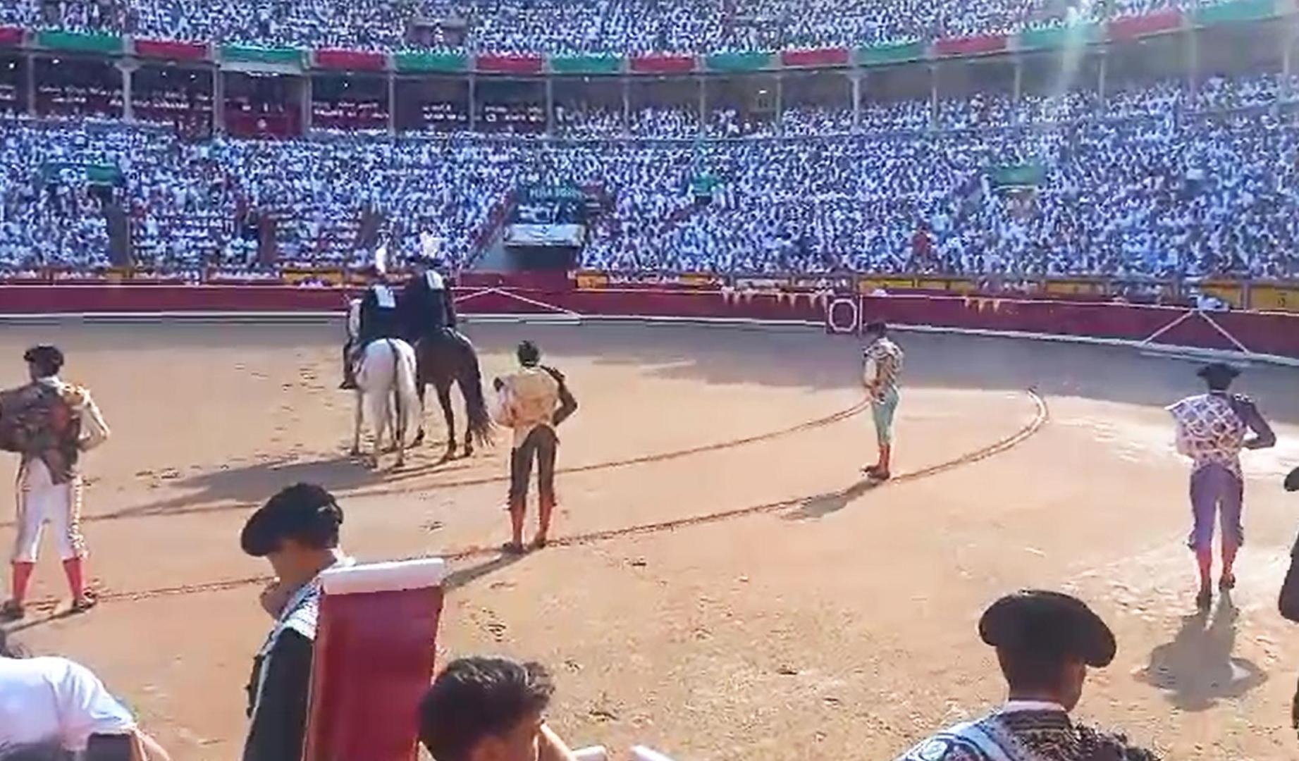 Paseíllo de la corrida del 11 de julio
