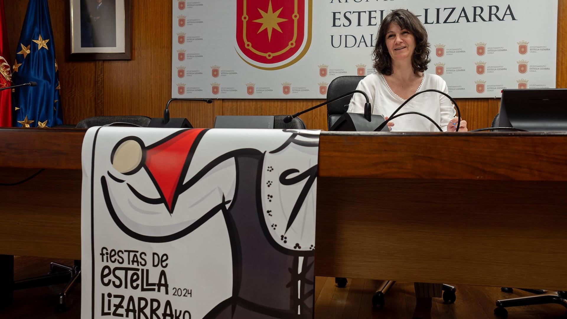 La edil de Cultura y Festejos, Ana Duarte, durante la presentación del programa de fiestas