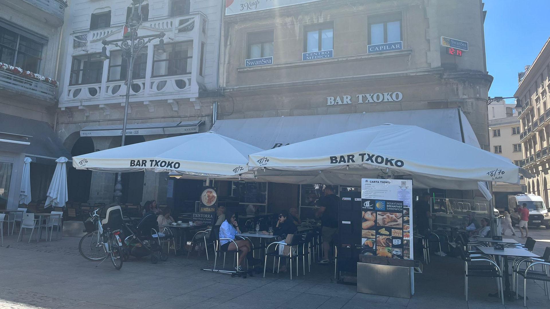 Terraza del Bar Txoko