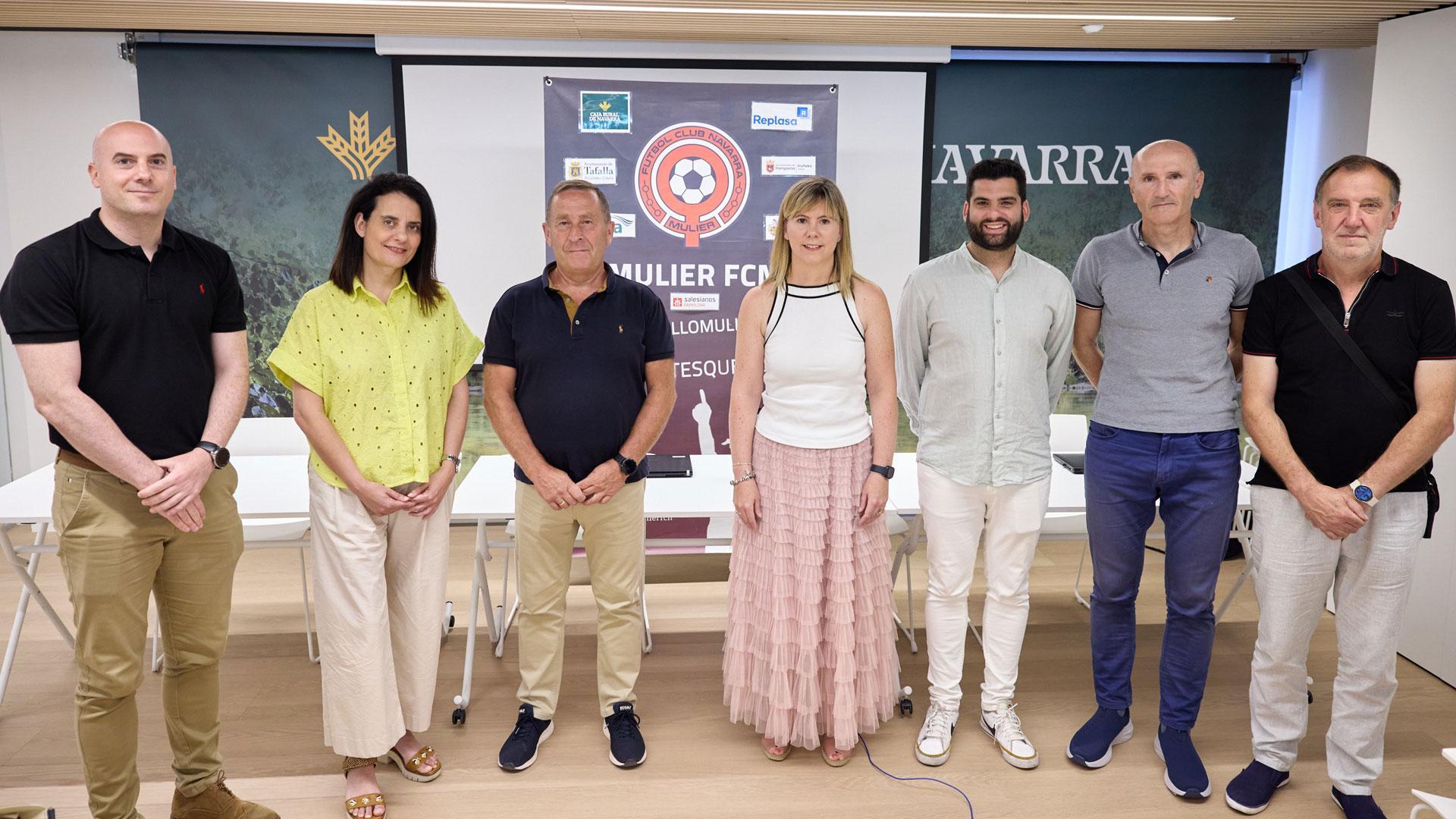 Presentación de los actos de celebración del décimo aniversario del Mulier F.C.