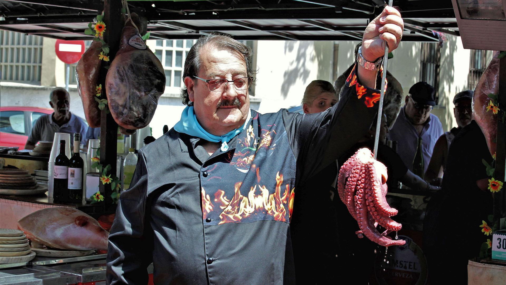 Cociendo pulpo