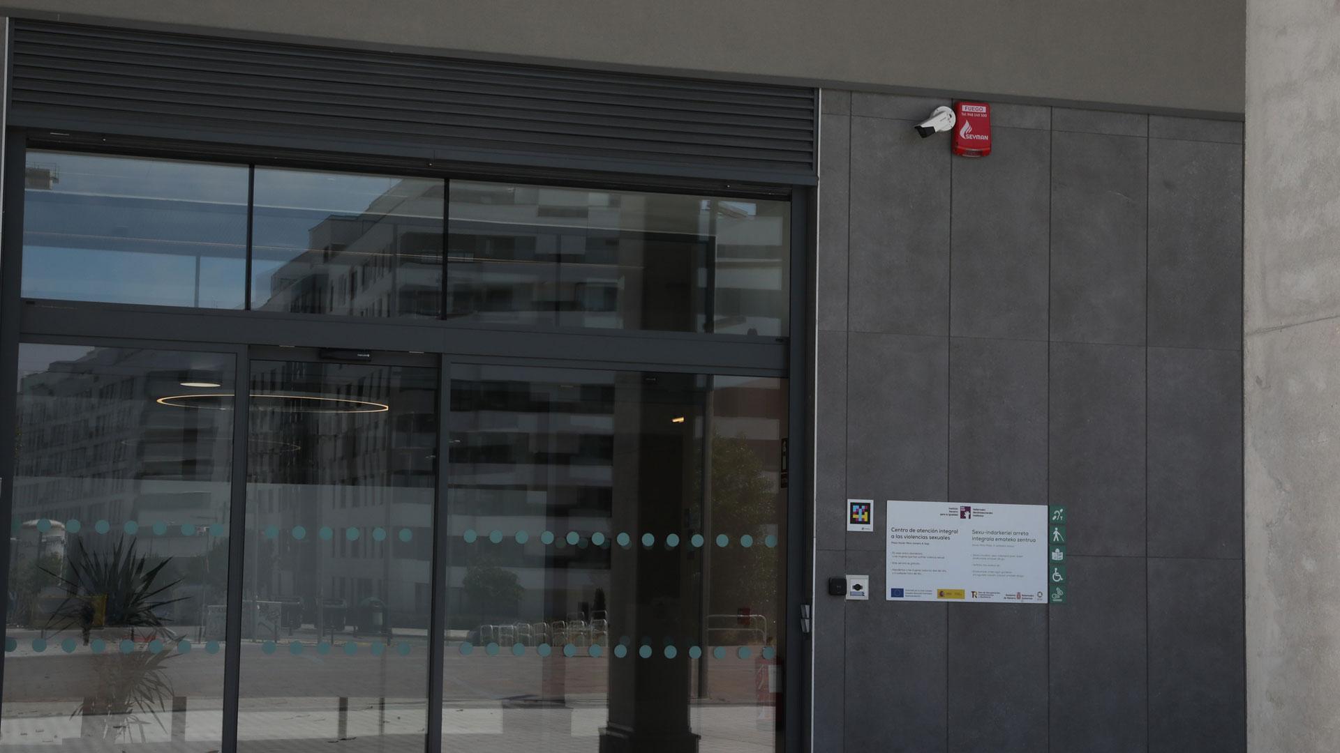 Centro de atención integral a las Violencias Sexuales en la plaza Xabier Mina del barrio de Arrosadía