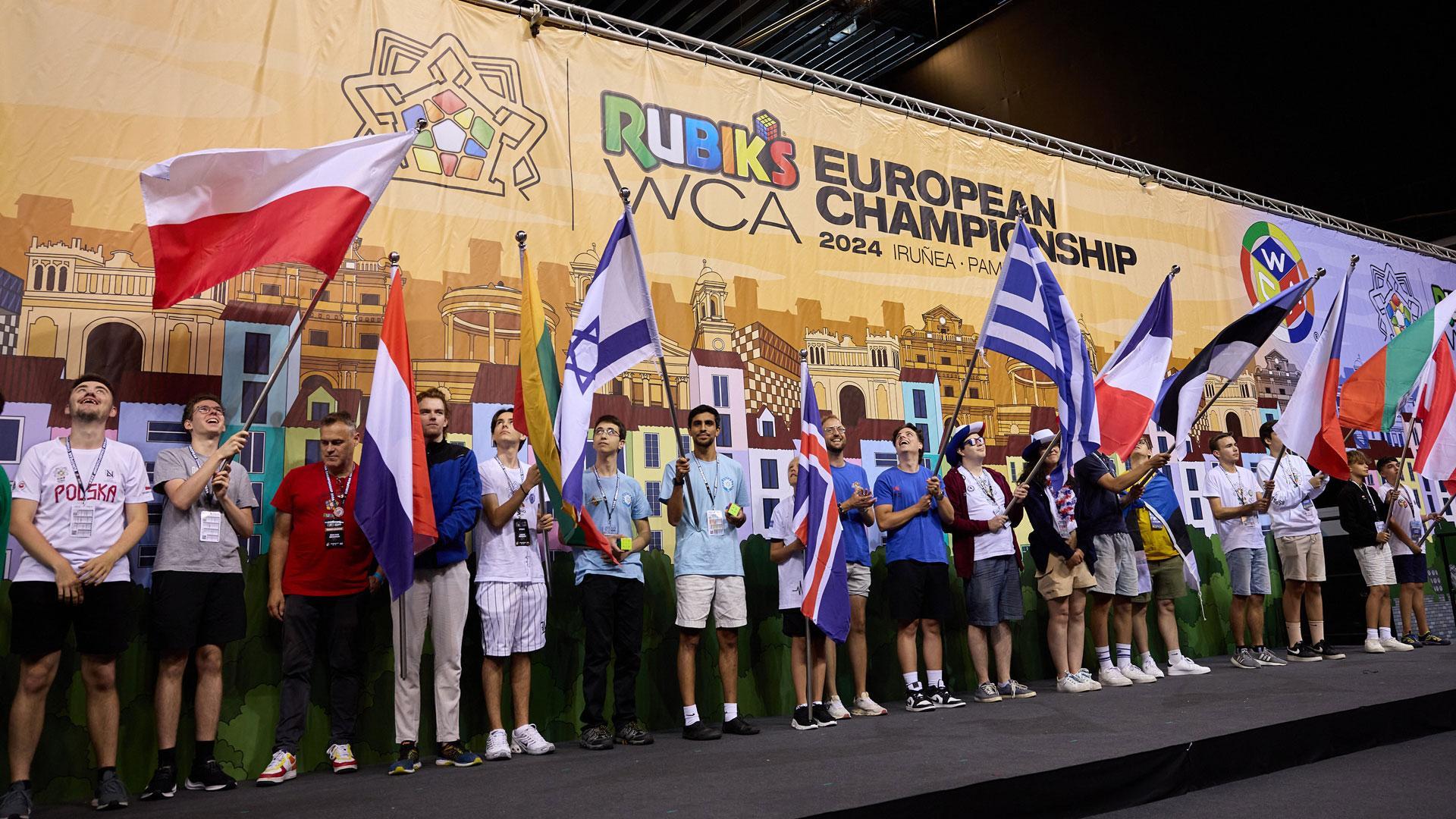 Campeonato Europeo de Cubo de Rubik celebrado en Pamplona