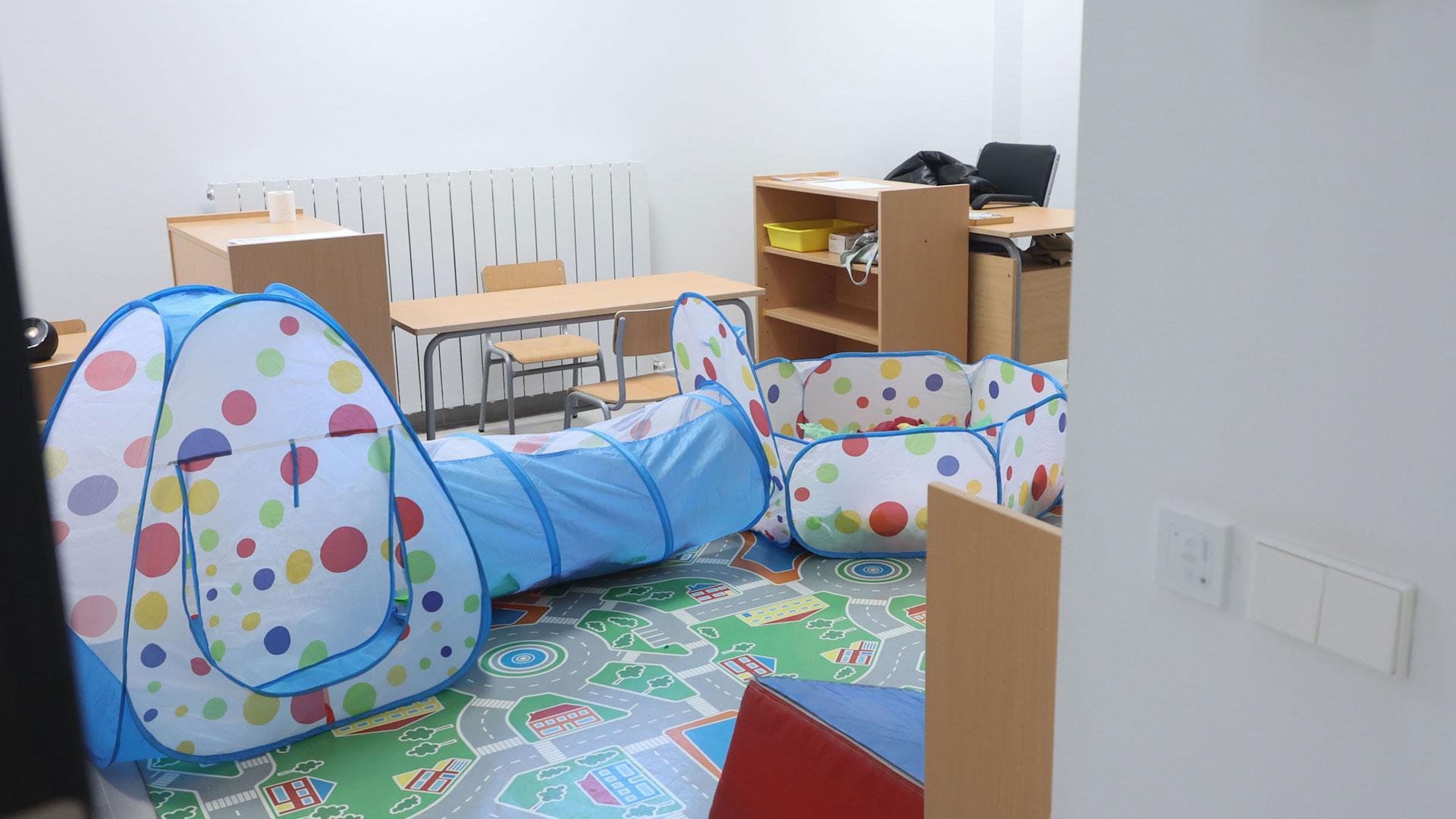 Aula infantil del ciclo 0-3 del colegio de Sesma