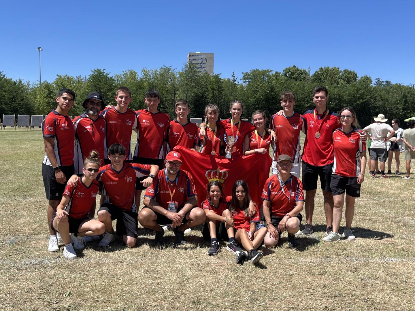 Participantes de las selecciones navarras sub 15, sub 18 y sub 21 que compitieron entre el 19 y el 21 de julio.