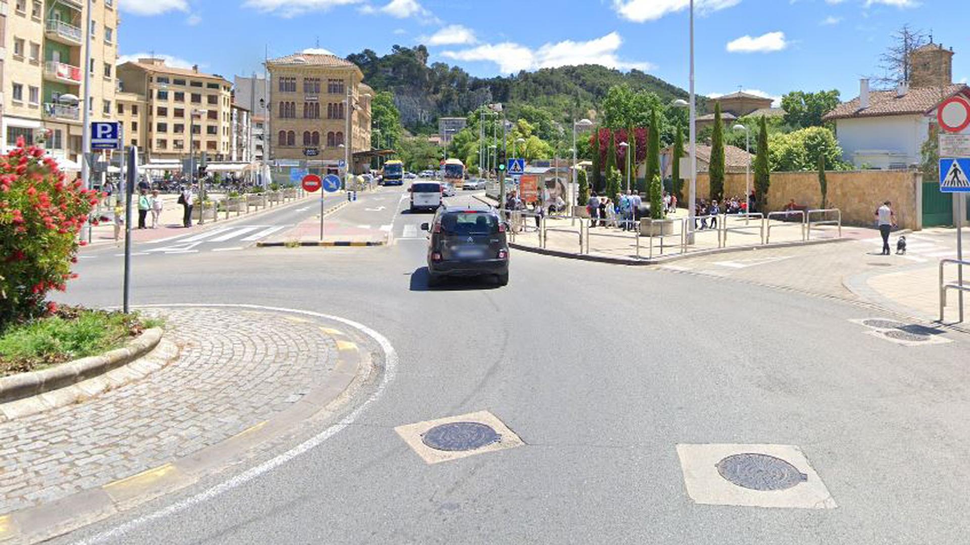 Imagen de archivo de la calle Doctor Huarte de San Juan de Estella