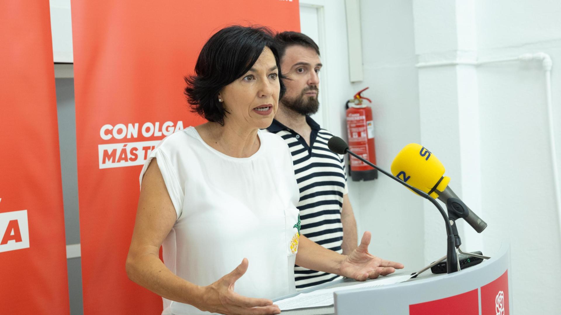 Los ediles del PSN en Tudela, Olga Chueca y Eduardo Vidondo