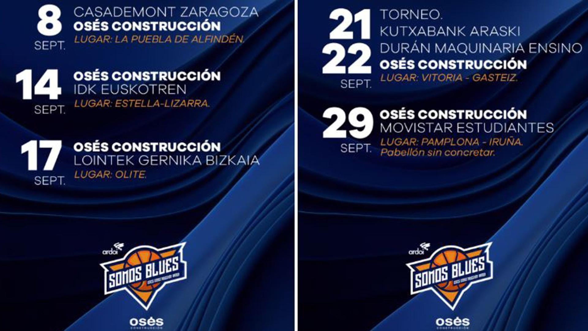 Pretemporada del Osés Construcción
